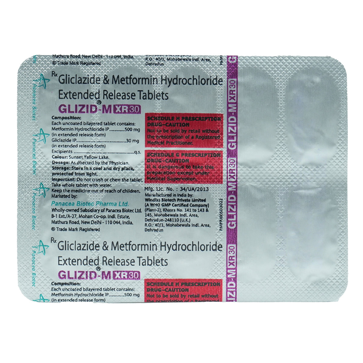 Glizid M XR 30 Tablet 10's, Pack of 10 TABLETS Glizid M XR 30 Tablet 10's, Pack of 10 TABLETS