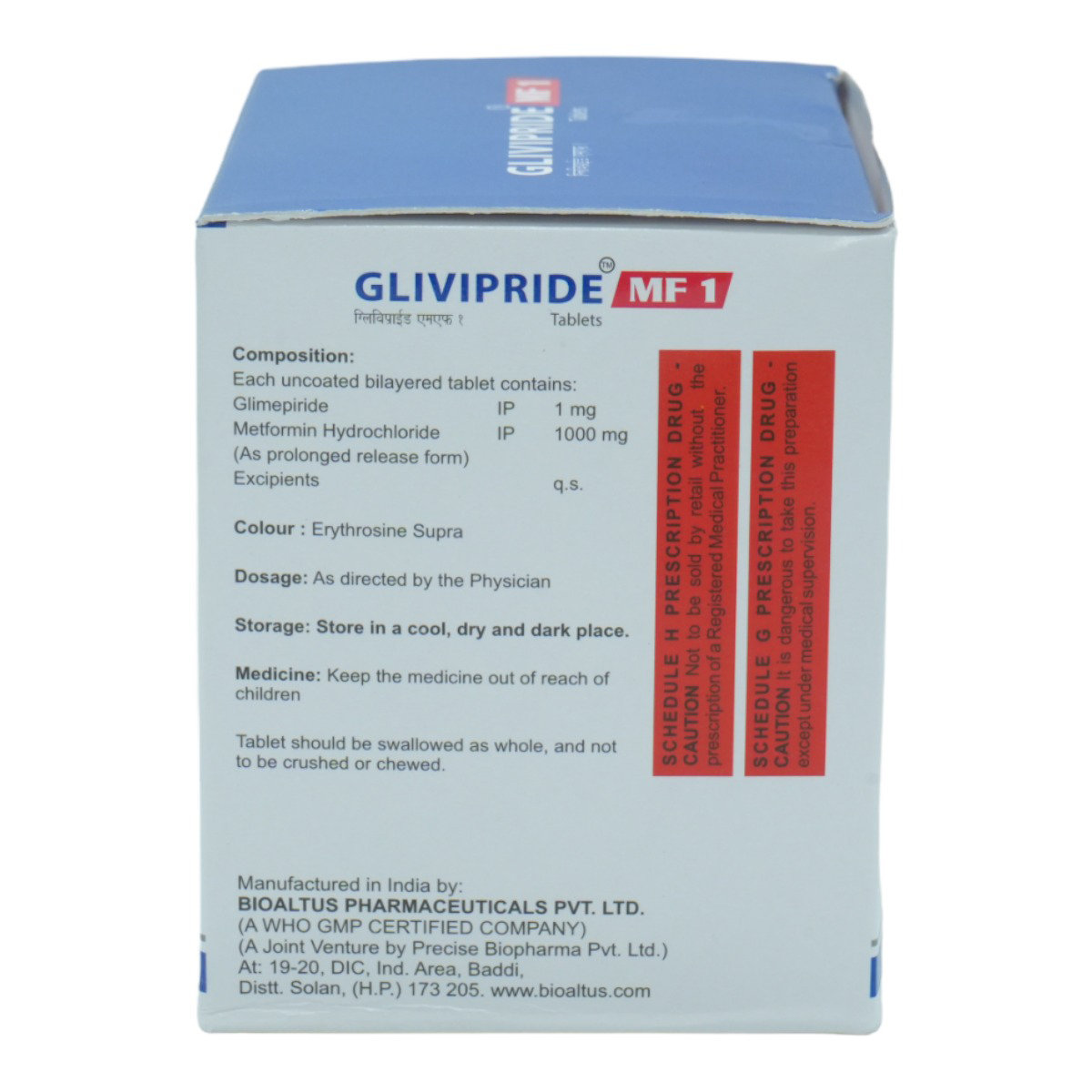 Glivipride MF1 Tablet 15's, Pack of 15 TabletS Glivipride MF1 Tablet 15's, Pack of 15 TabletS