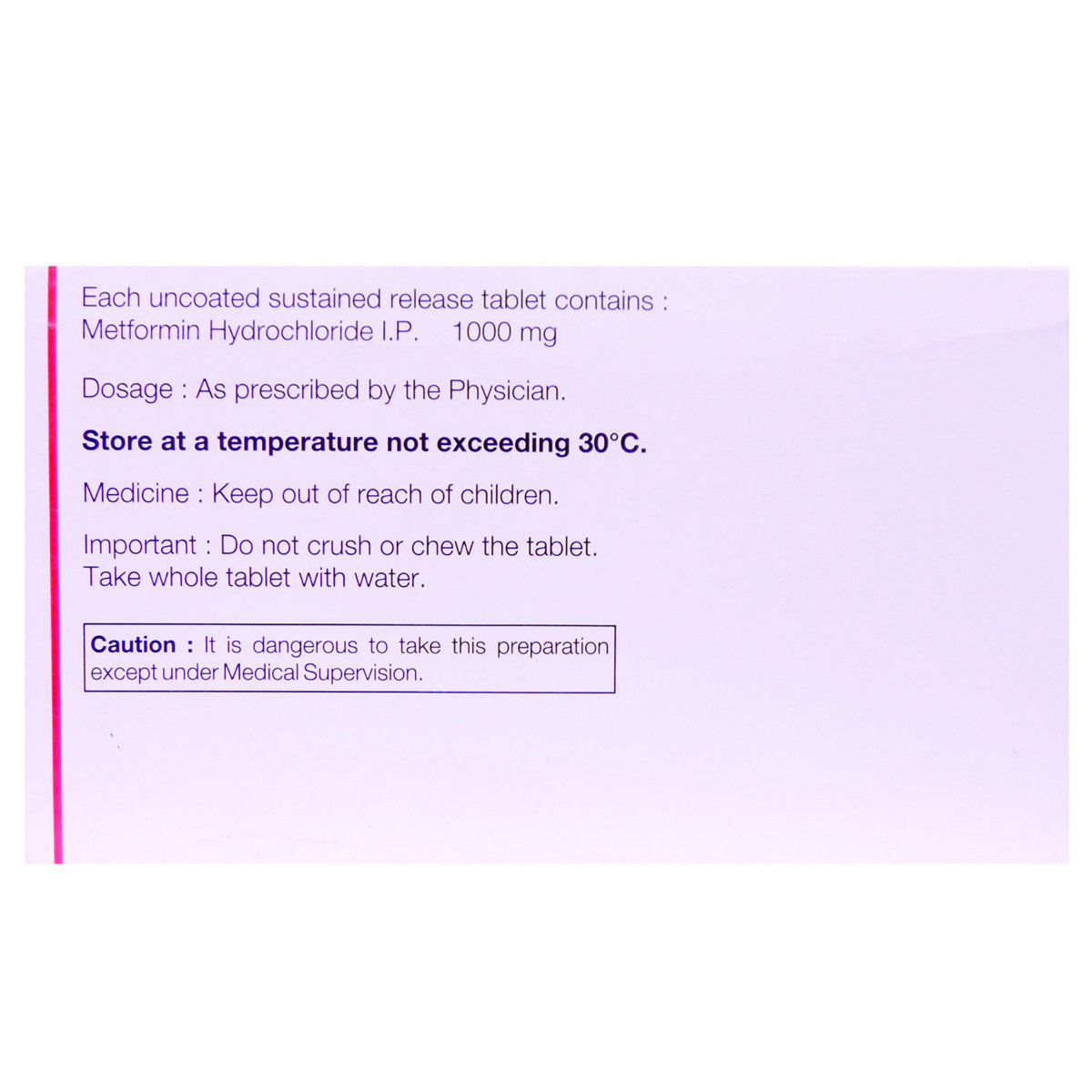 Gluformin XL 1000 Tablet 15's, Pack of 15 TABLETS Gluformin XL 1000 Tablet 15's, Pack of 15 TABLETS