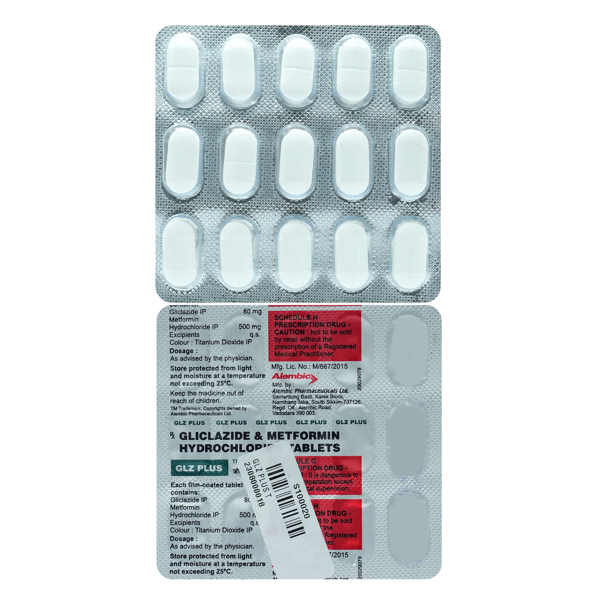 GLZ Plus Tablet 15's, Pack of 15 TABLETS GLZ Plus Tablet 15's, Pack of 15 TABLETS