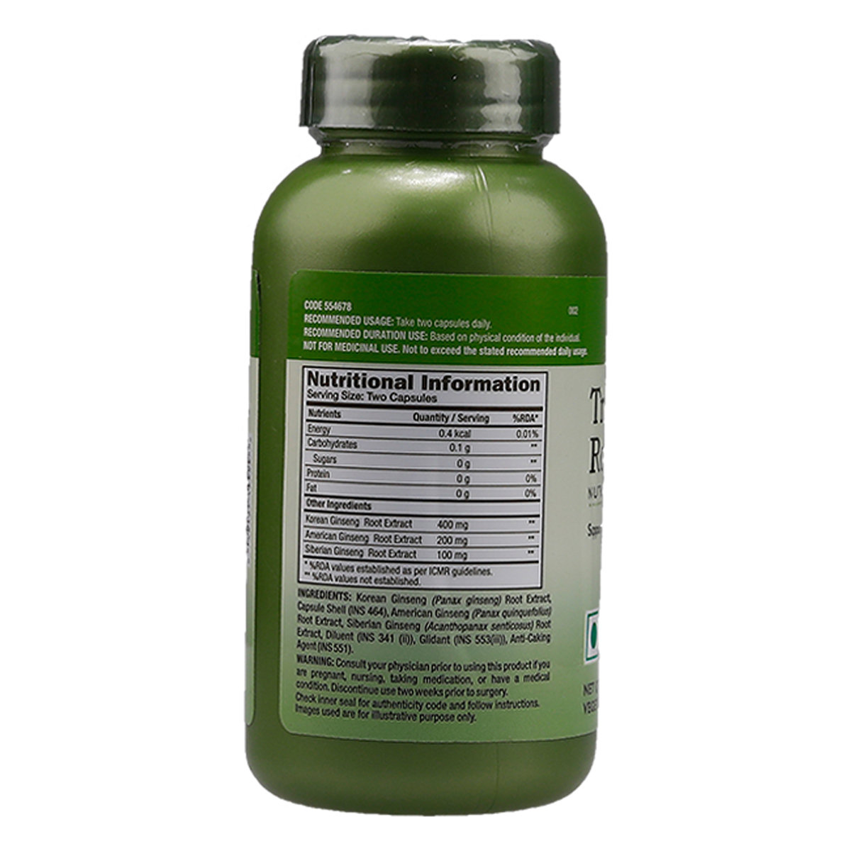 GNC Herbal Plus Triple Ginseng Root, 90 Capsules, Pack of 1 GNC Herbal Plus Triple Ginseng Root, 90 Capsules, Pack of 1