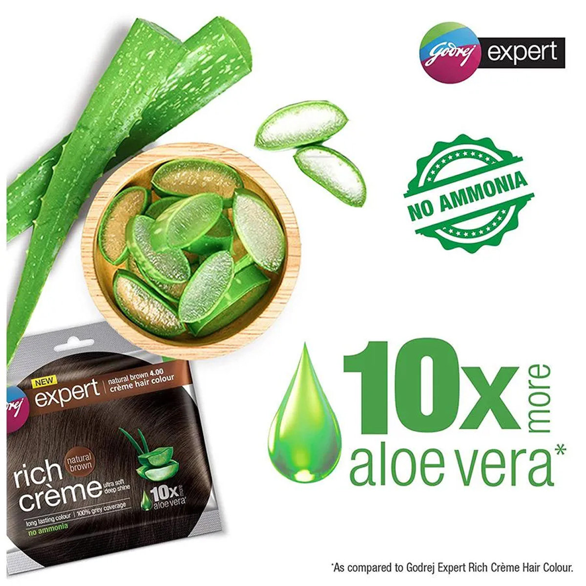 Godrej Expert Rich Creme Natural Brown 4.0 Hair Colour, 1 Kit, Pack of 1 Godrej Expert Rich Creme Natural Brown 4.0 Hair Colour, 1 Kit, Pack of 1