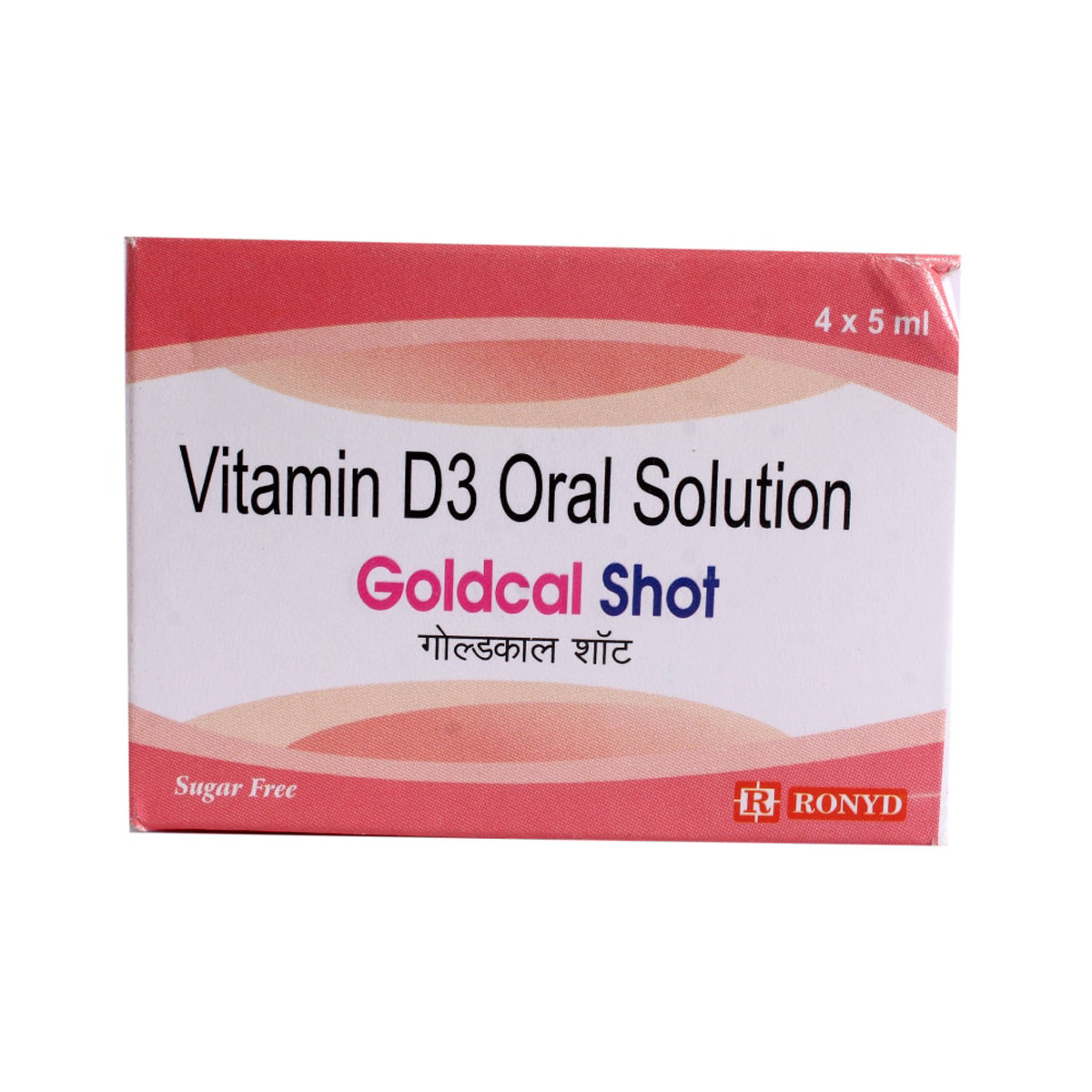 Goldcal Shot SF Oral Solution 4 x 5 ml, Pack of 4 Goldcal Shot SF Oral Solution 4 x 5 ml, Pack of 4