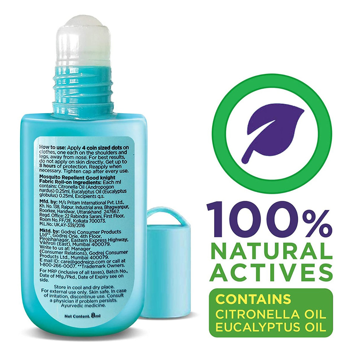 Good Knight Bubblegum Fragrance Mosquito Repellent Fabric Roll-On for Kids, 8 ml, Pack of 1 Good Knight Bubblegum Fragrance Mosquito Repellent Fabric Roll-On for Kids, 8 ml, Pack of 1