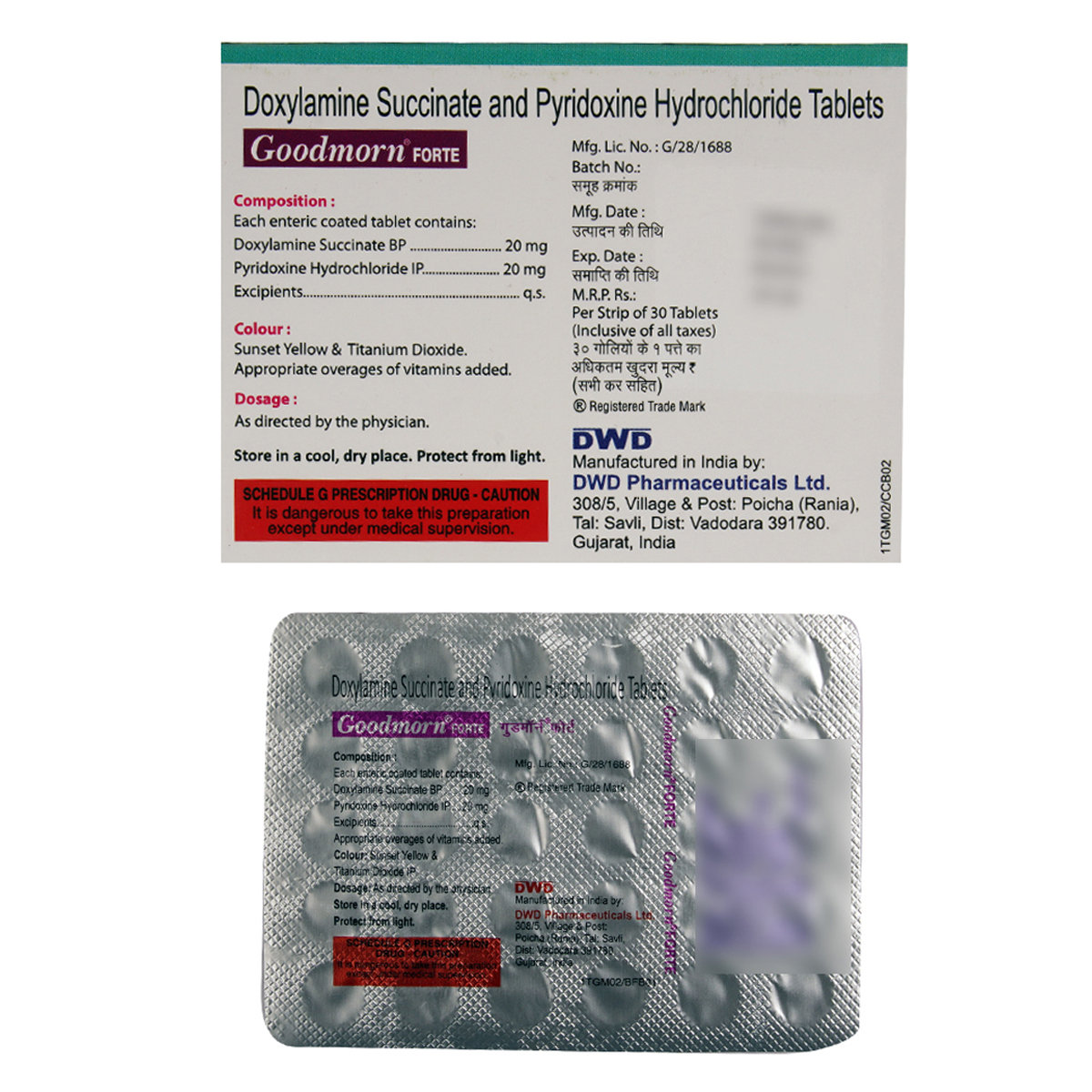 Goodmorn Forte Tablet 30's, Pack of 30 TabletS Goodmorn Forte Tablet 30's, Pack of 30 TabletS