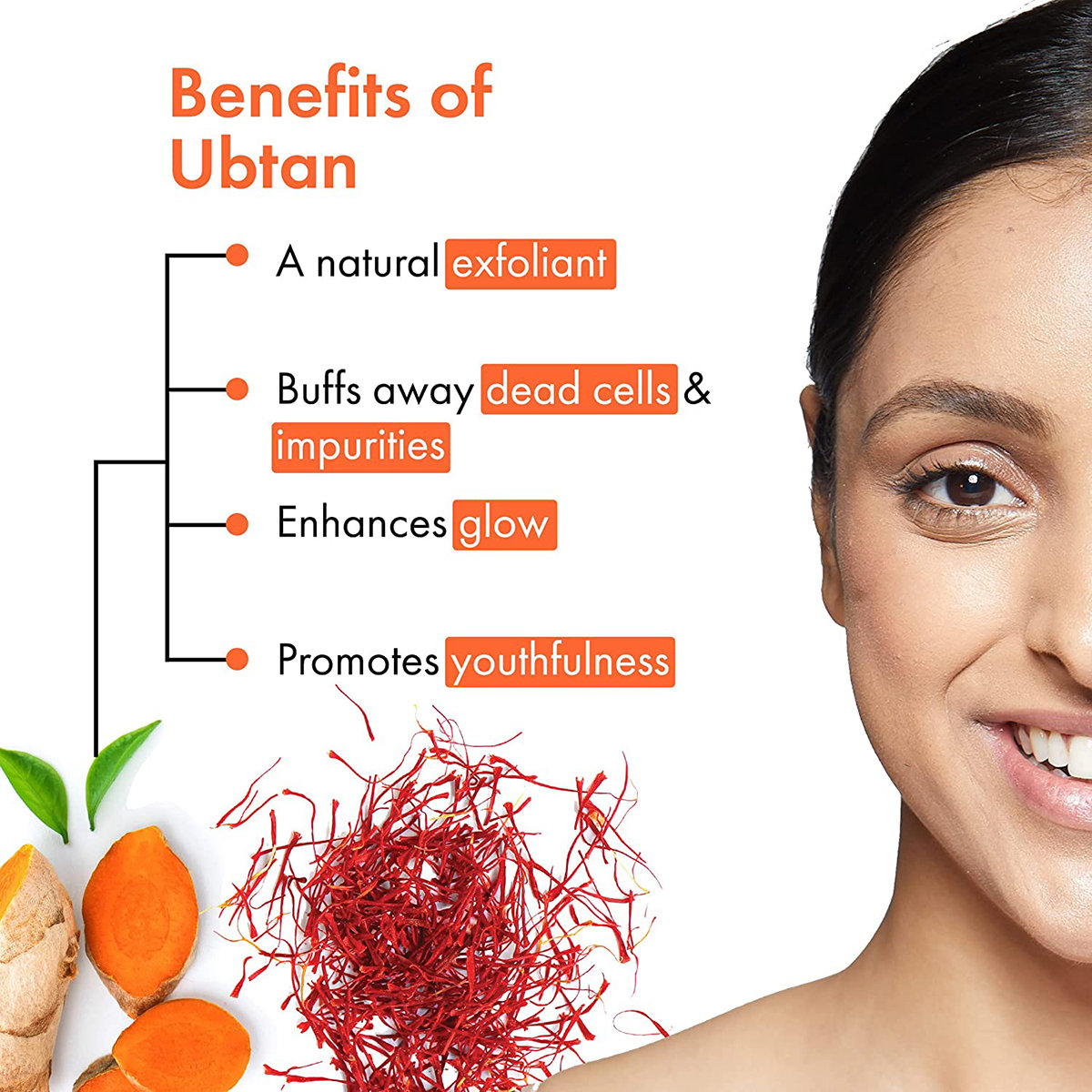 Good Vibes Ubtan Insta Glow Face Wash 120 ml | Saffron, Turmeric & Vitamin B3 | Gentle Cleansing | For Bright & Even Skin Tone | For All Skin Type, Pack of 1 Good Vibes Ubtan Insta Glow Face Wash 120 ml | Saffron, Turmeric & Vitamin B3 | Gentle Cleansing | For Bright & Even Skin Tone | For All Skin Type, Pack of 1