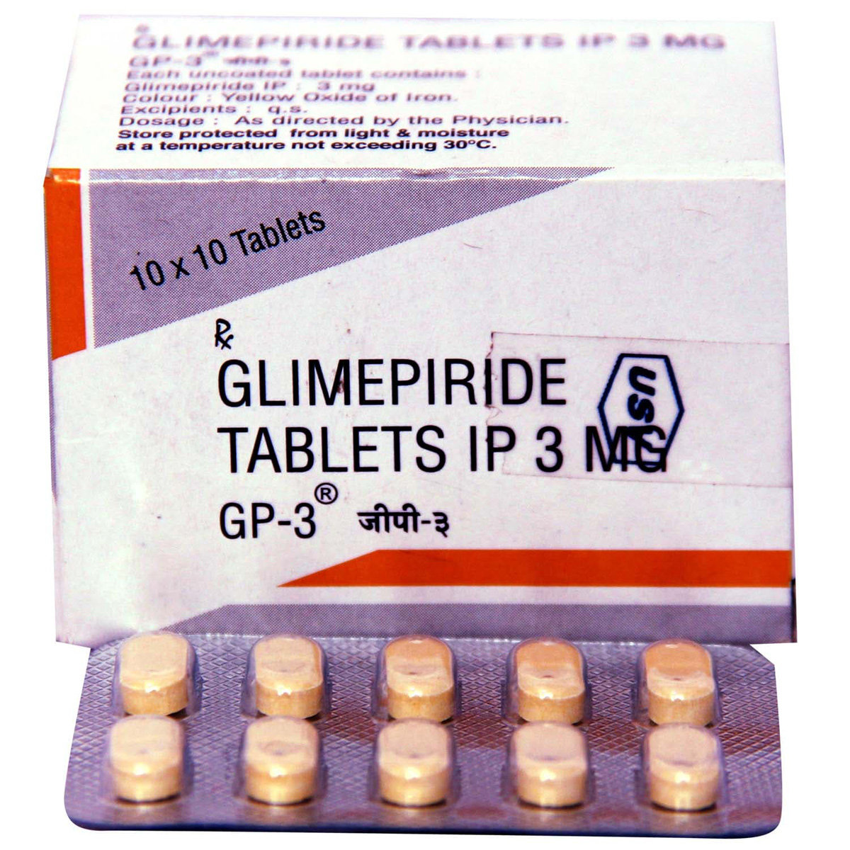 GP-3 Tablet 10's, Pack of 10 TABLETS GP-3 Tablet 10's, Pack of 10 TABLETS