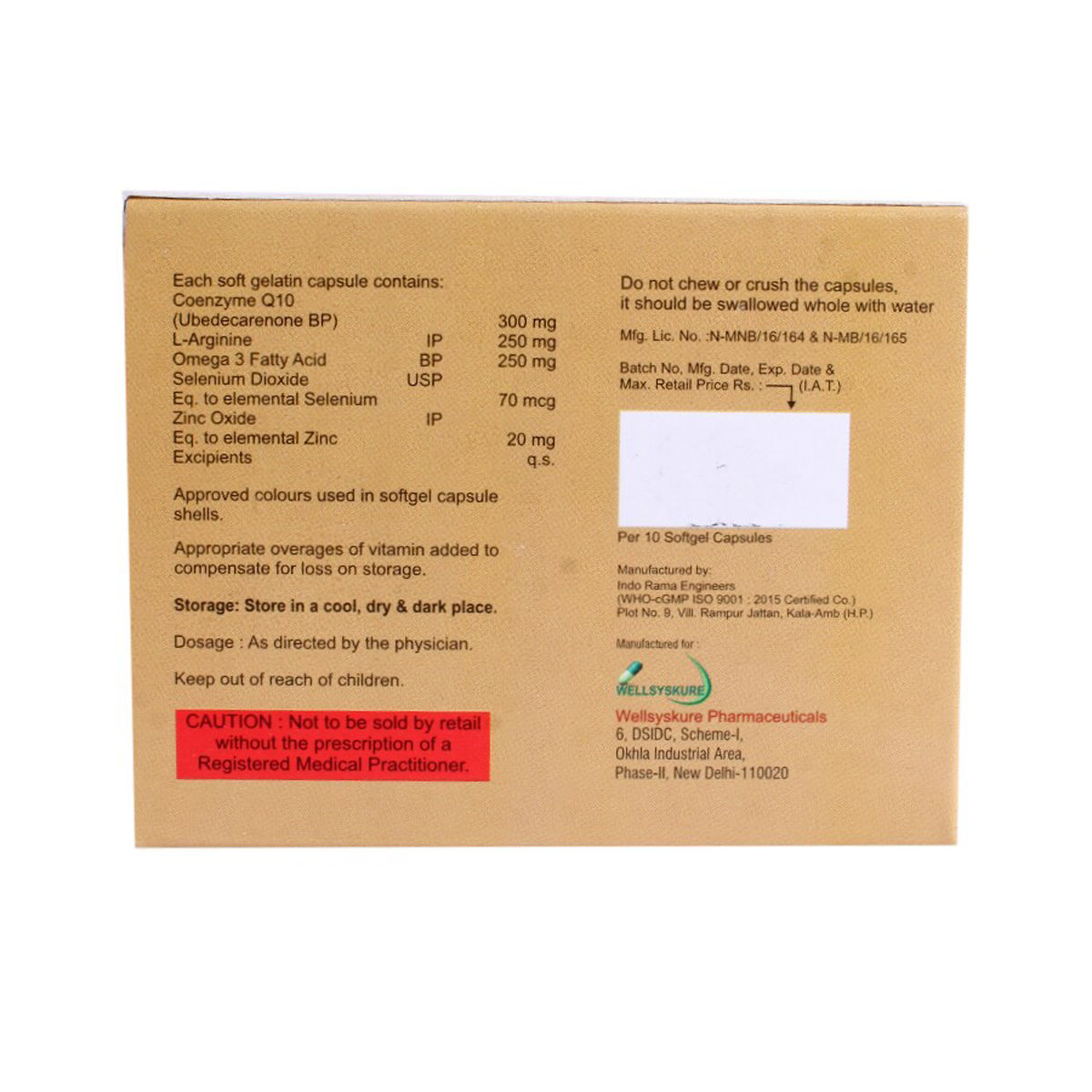 Gyrovit 300 Softgel Capsule 10's, Pack of 10 CAPSULES Gyrovit 300 Softgel Capsule 10's, Pack of 10 CAPSULES