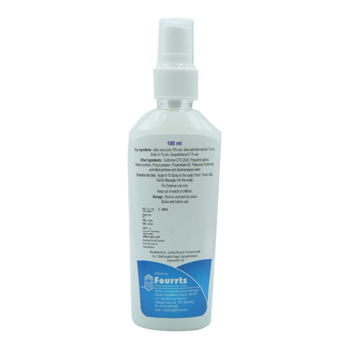 Hairgro Serum 100 ml, Pack of 1 SERUM Hairgro Serum 100 ml, Pack of 1 SERUM