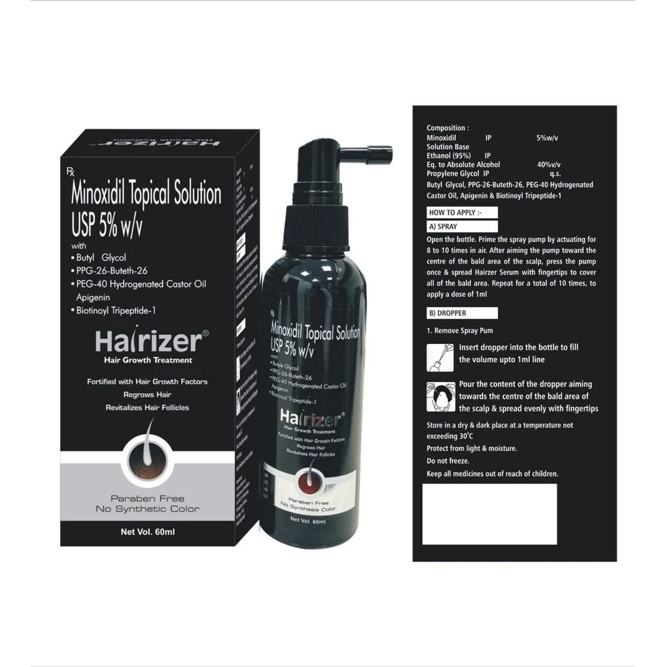 Hairizer Serum 60 ml, Pack of 1 Serum Hairizer Serum 60 ml, Pack of 1 Serum