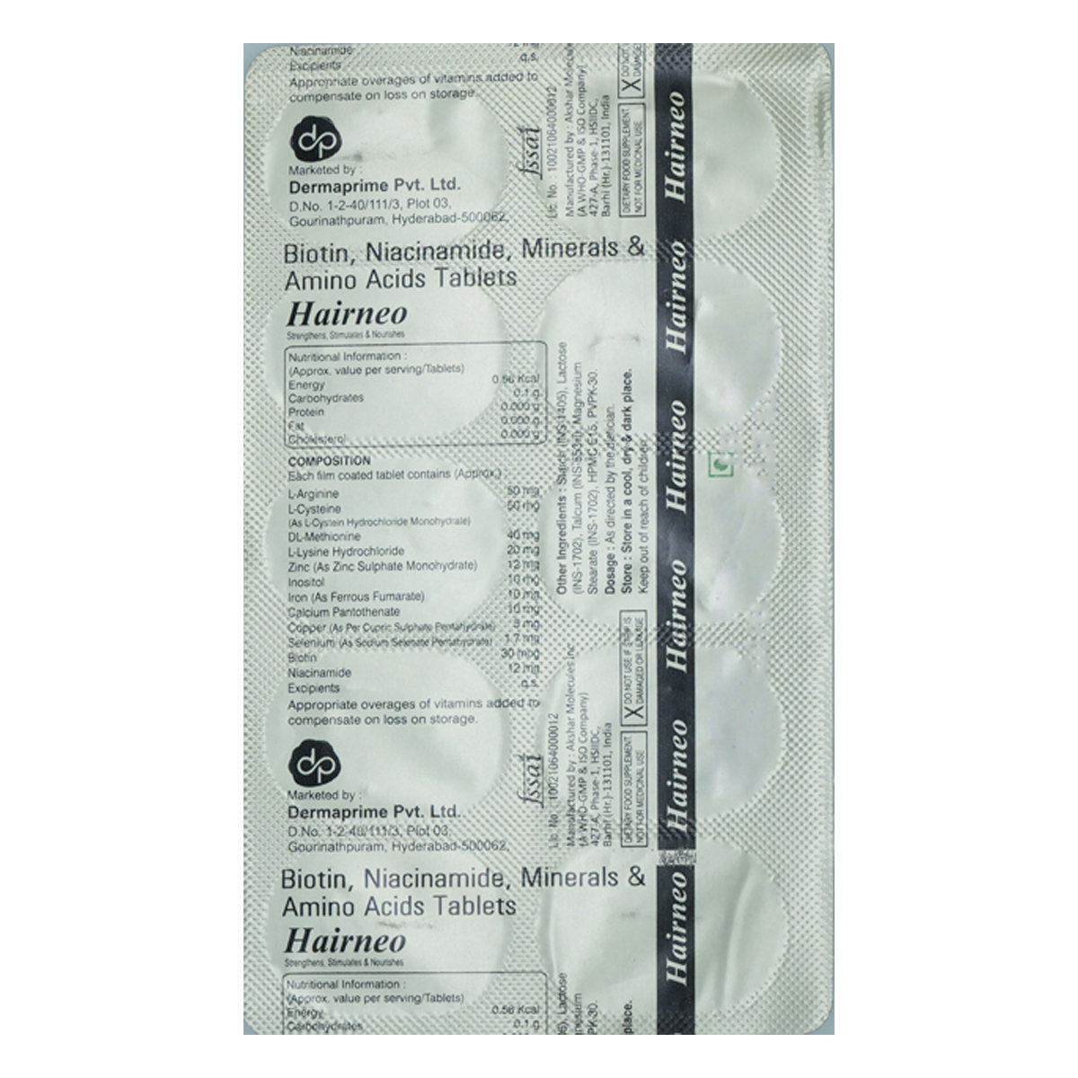 Hairneo Tablet 10's, Pack of 10 Hairneo Tablet 10's, Pack of 10