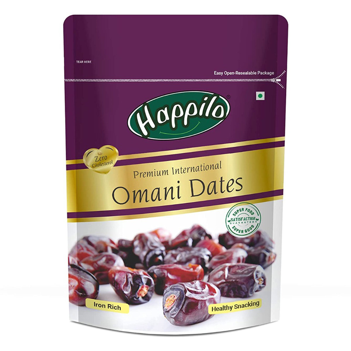 Happilo Premium International Omani Dates, 250 gm, Pack of 1 Happilo Premium International Omani Dates, 250 gm, Pack of 1