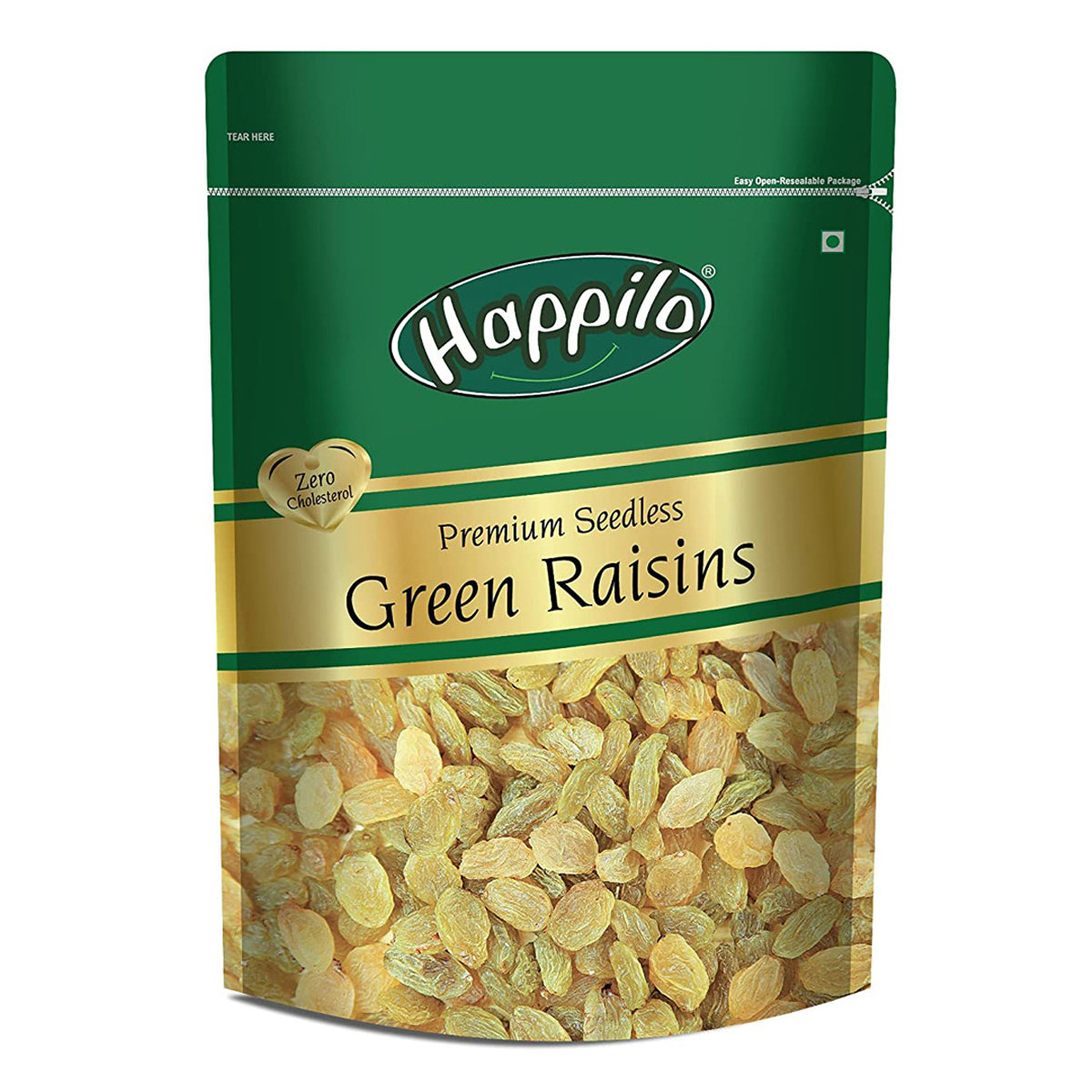 Happilo Prem Seedless Green Raisins 250 gm, Pack of 1 Happilo Prem Seedless Green Raisins 250 gm, Pack of 1