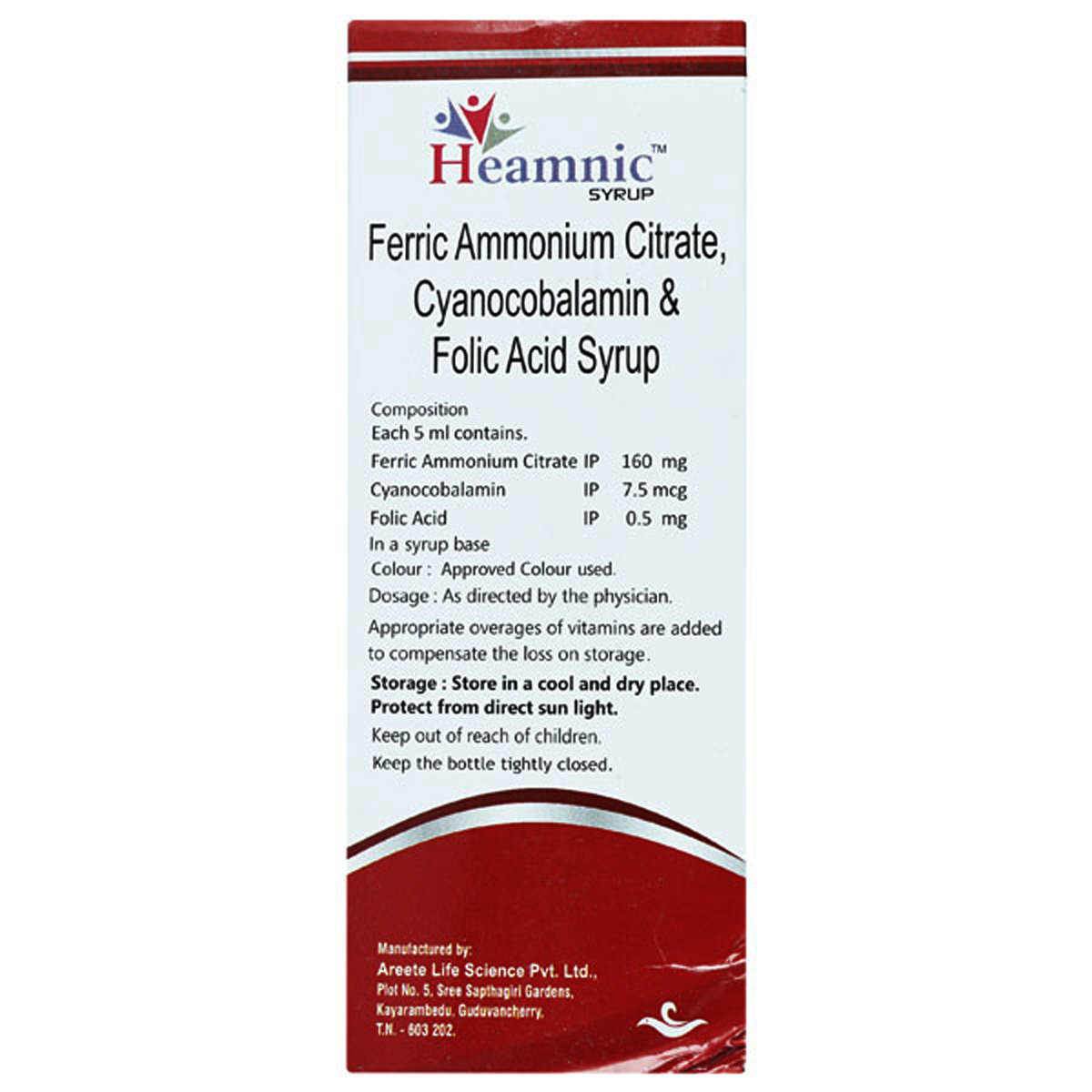 Heamnic Syrup 200 ml, Pack of 1 SYRUP Heamnic Syrup 200 ml, Pack of 1 SYRUP