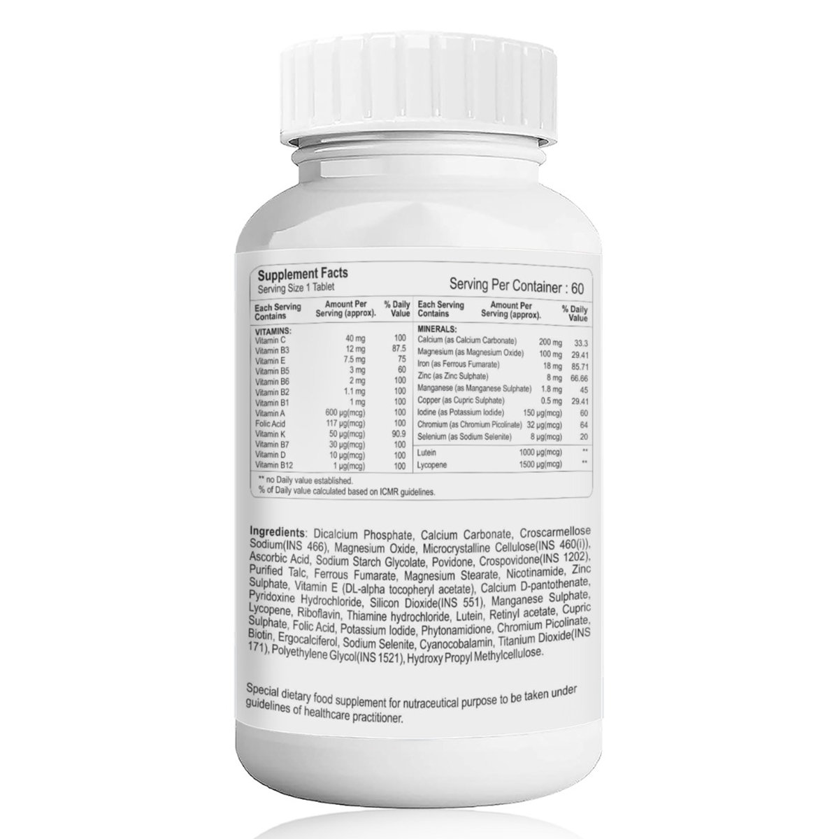 Healthvit Cenvitan Women Multivitamin & Multimineral, 60 Tablets, Pack of 1 Healthvit Cenvitan Women Multivitamin & Multimineral, 60 Tablets, Pack of 1