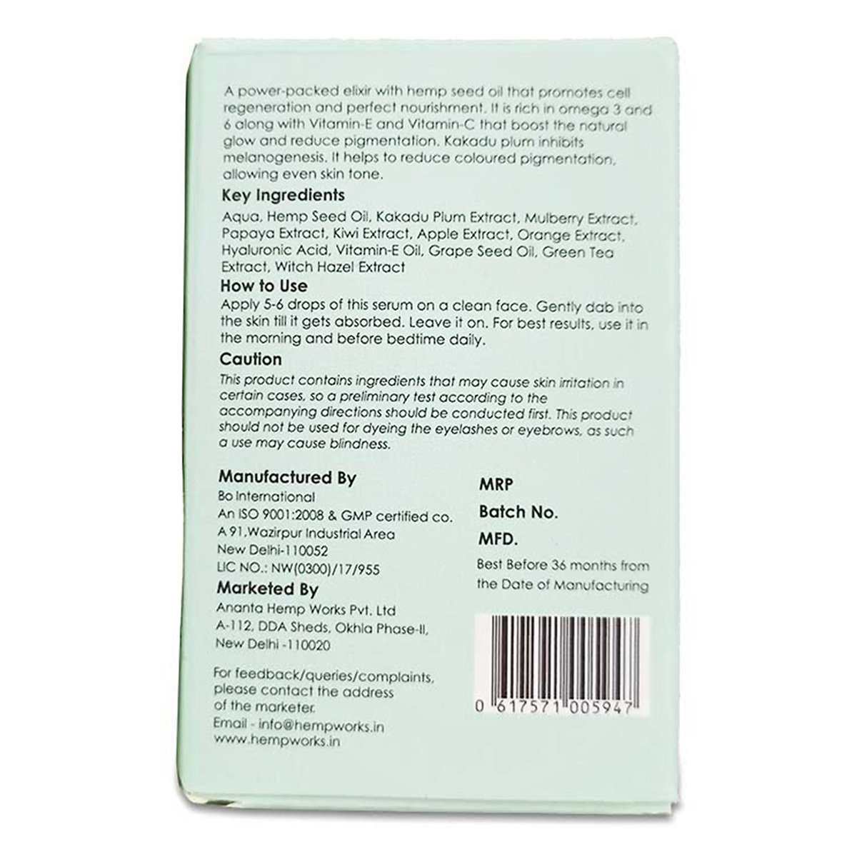 Ananta Hemp Imroz Face Serum 15 ml | With Kakadu Plum, Vitamin C | Promotes Cell Regeneration | Reduce pigmentation | Gives Natural Glowing Skin | For All Skin Type, Pack of 1 Ananta Hemp Imroz Face Serum 15 ml | With Kakadu Plum, Vitamin C | Promotes Cell Regeneration | Reduce pigmentation | Gives Natural Glowing Skin | For All Skin Type, Pack of 1