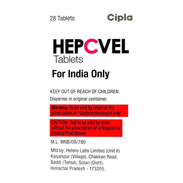 Hepcvel Tablet 28's, Pack of 1 Tablet Hepcvel Tablet 28's, Pack of 1 Tablet