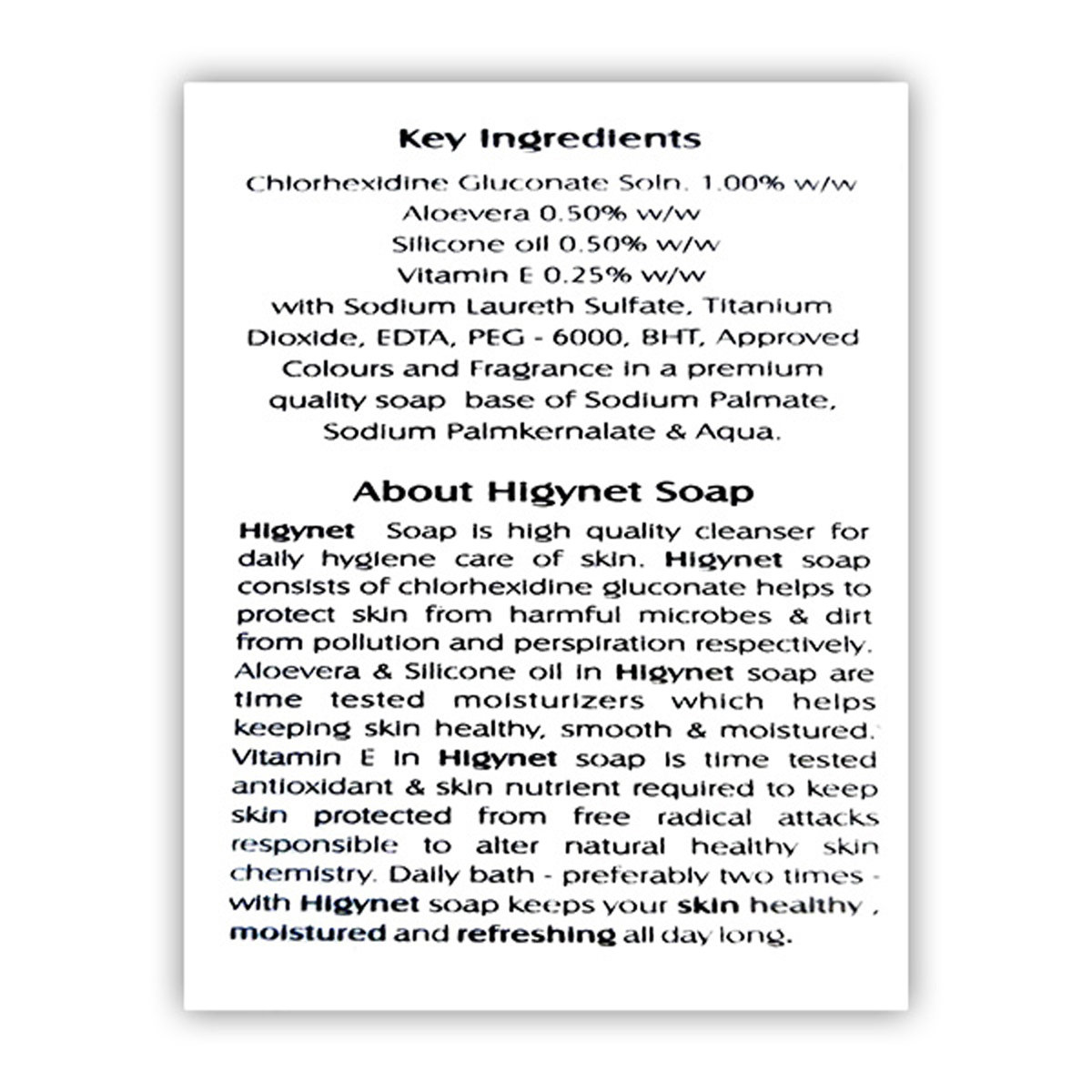 Higynet Soap 75 gm, Pack of 1 Higynet Soap 75 gm, Pack of 1