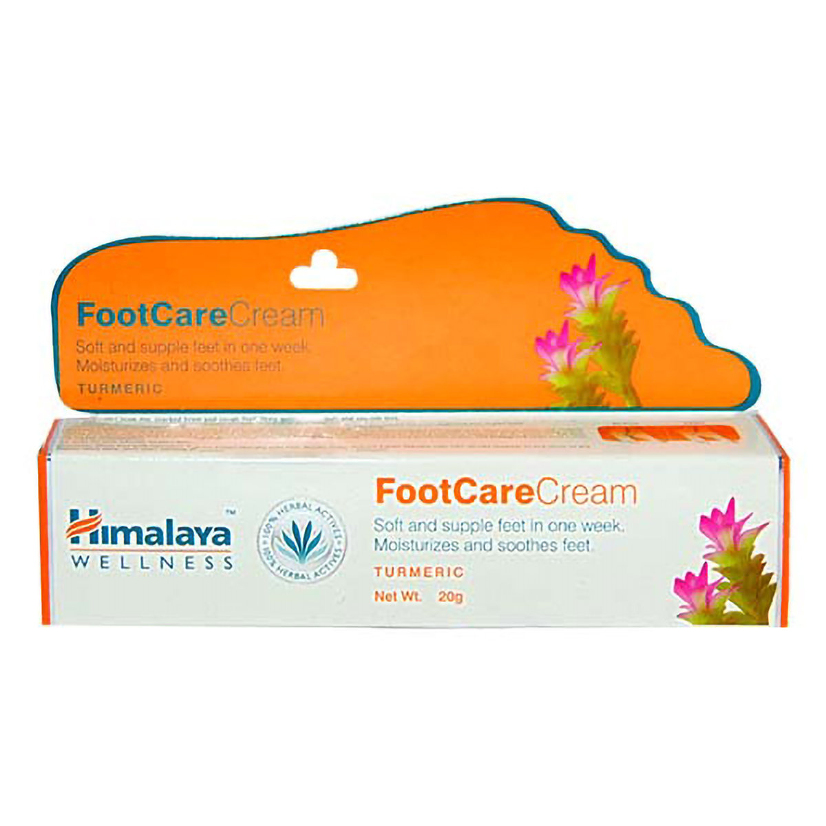 Himalaya Footcare Cream 20 gm | With Turmeric | Relives Cracked, Dry & Rough Feet | Deeply Moisturises | Gives Soft & Supple Feet In 1 Week, Pack of 1 Himalaya Footcare Cream 20 gm | With Turmeric | Relives Cracked, Dry & Rough Feet | Deeply Moisturises | Gives Soft & Supple Feet In 1 Week, Pack of 1