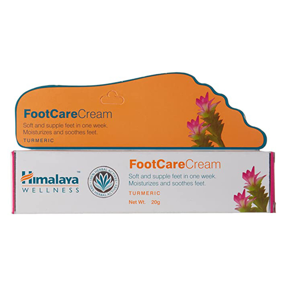 Himalaya Footcare Cream 20 gm | With Turmeric | Relives Cracked, Dry & Rough Feet | Deeply Moisturises | Gives Soft & Supple Feet In 1 Week, Pack of 1 Himalaya Footcare Cream 20 gm | With Turmeric | Relives Cracked, Dry & Rough Feet | Deeply Moisturises | Gives Soft & Supple Feet In 1 Week, Pack of 1