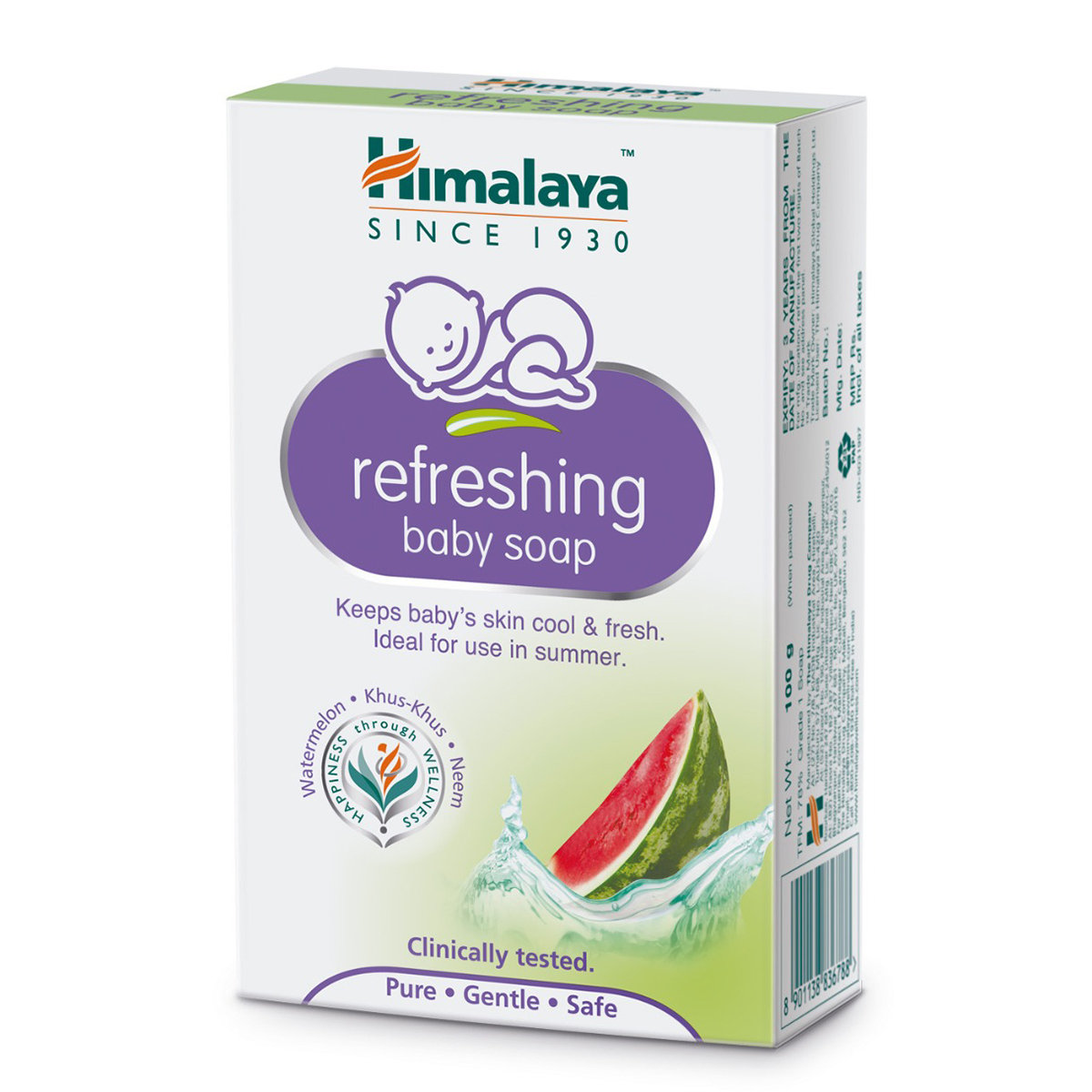 Himalaya Refreshing Baby Soap, 75 gm, Pack of 1 Himalaya Refreshing Baby Soap, 75 gm, Pack of 1