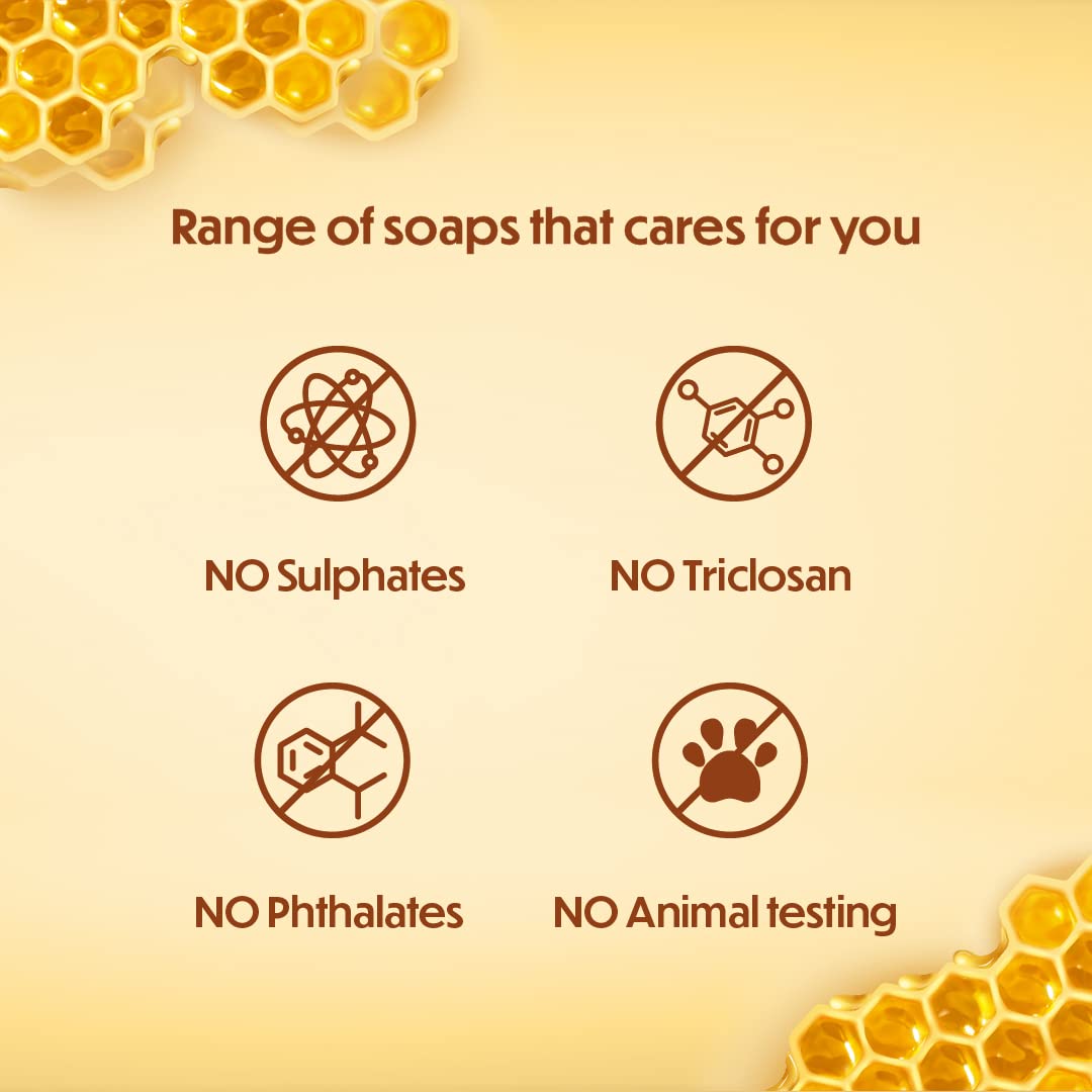 Himalaya Honey & Cream Soap, 75 gm | With Goodness Of Honey & Milk Cream | Moisturises Skin | Makes Skin Soft & Supple, Pack of 1 Himalaya Honey & Cream Soap, 75 gm | With Goodness Of Honey & Milk Cream | Moisturises Skin | Makes Skin Soft & Supple, Pack of 1