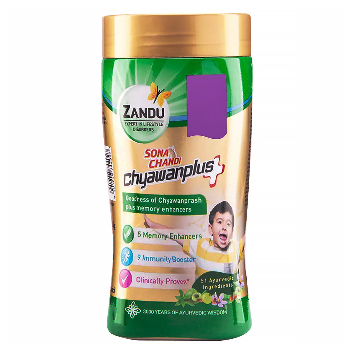 Zandu Sona Chandi Chyawanplus, 900 gm, Pack of 1 Zandu Sona Chandi Chyawanplus, 900 gm, Pack of 1