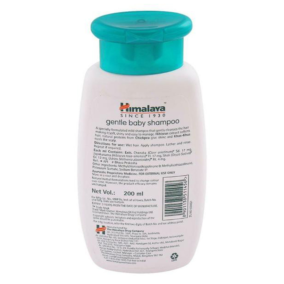 Himalaya Gentle Baby Shampoo, 200 ml, Pack of 1 Himalaya Gentle Baby Shampoo, 200 ml, Pack of 1