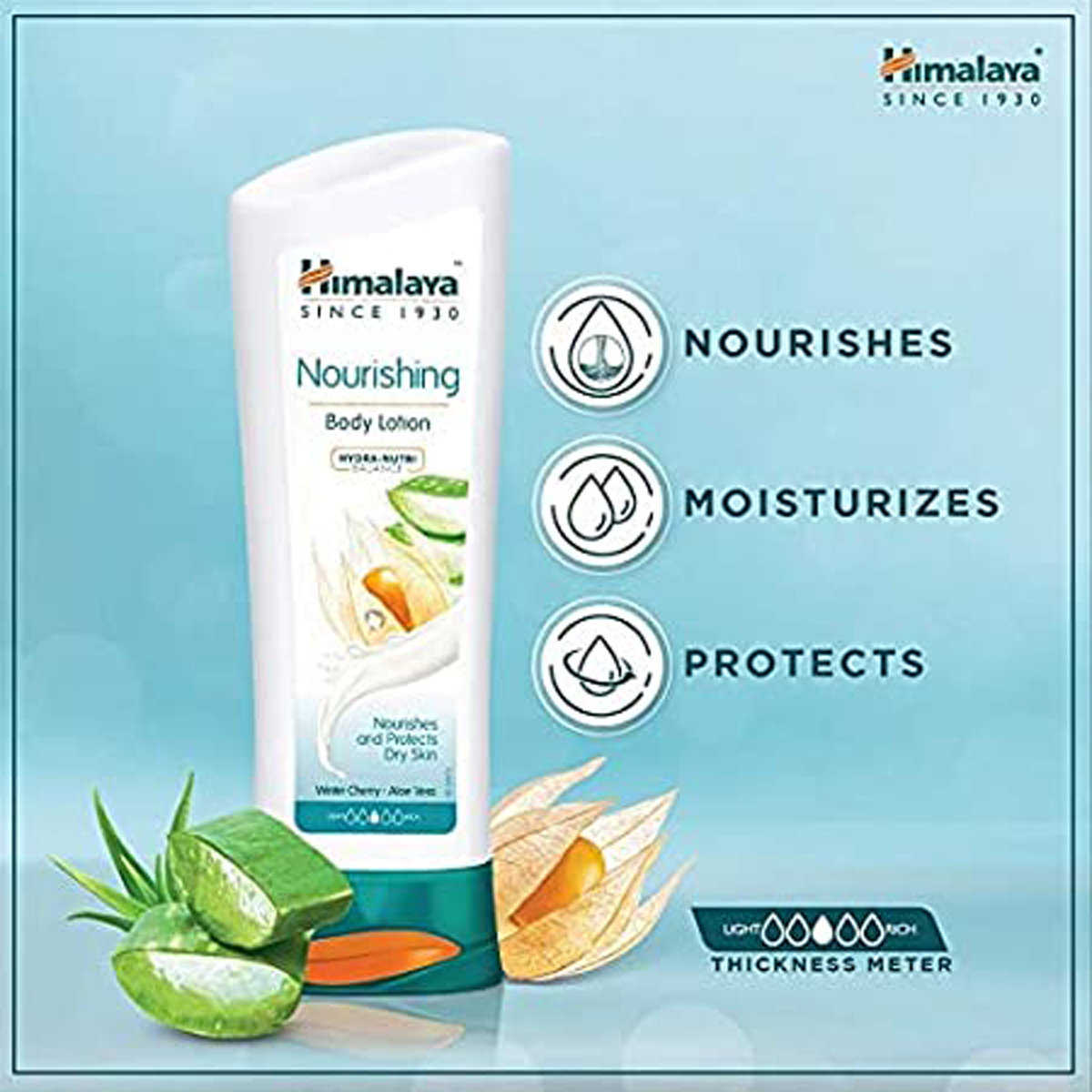 Himalaya Nourishing Body Lotion 200 ml | With Winter Cherry & Aloe Vera | Enriched With Hydra Nutra Blanace | Nourishes & Protects Dry Skin | Non Greasy Lotion, Pack of 1 Himalaya Nourishing Body Lotion 200 ml | With Winter Cherry & Aloe Vera | Enriched With Hydra Nutra Blanace | Nourishes & Protects Dry Skin | Non Greasy Lotion, Pack of 1