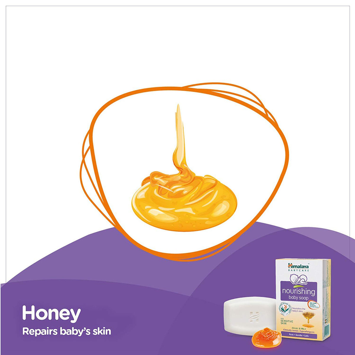 Himalaya Nourishing Baby Soap, 75 gm, Pack of 1 Himalaya Nourishing Baby Soap, 75 gm, Pack of 1