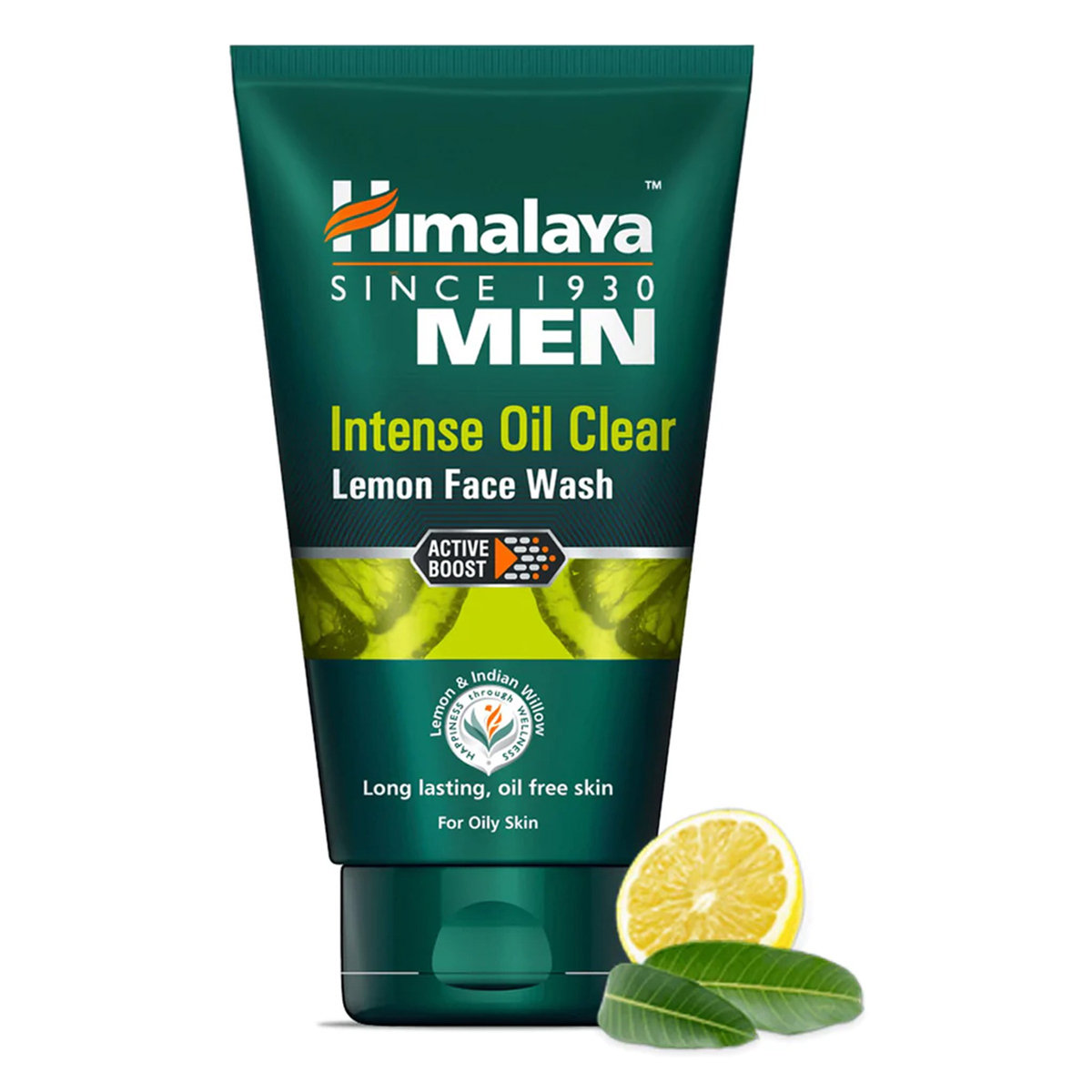 Himalaya Men Intense Oil Clear Lemon Face Wash 100 ml | Lemon & Indian Willow | Removes Excess Oil | Refreshes Skin | Active Boost Technology | For Men | For Oily Skin, Pack of 1 Himalaya Men Intense Oil Clear Lemon Face Wash 100 ml | Lemon & Indian Willow | Removes Excess Oil | Refreshes Skin | Active Boost Technology | For Men | For Oily Skin, Pack of 1