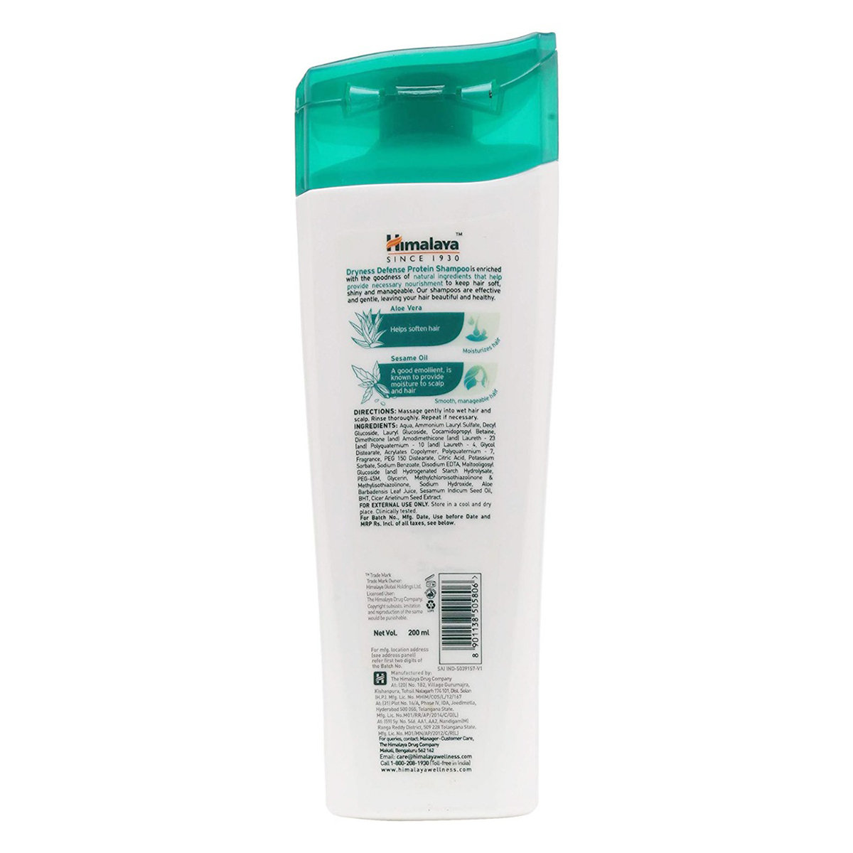Himalaya Dryness Defense Protein Shampoo, 200 ml, Pack of 1 Himalaya Dryness Defense Protein Shampoo, 200 ml, Pack of 1
