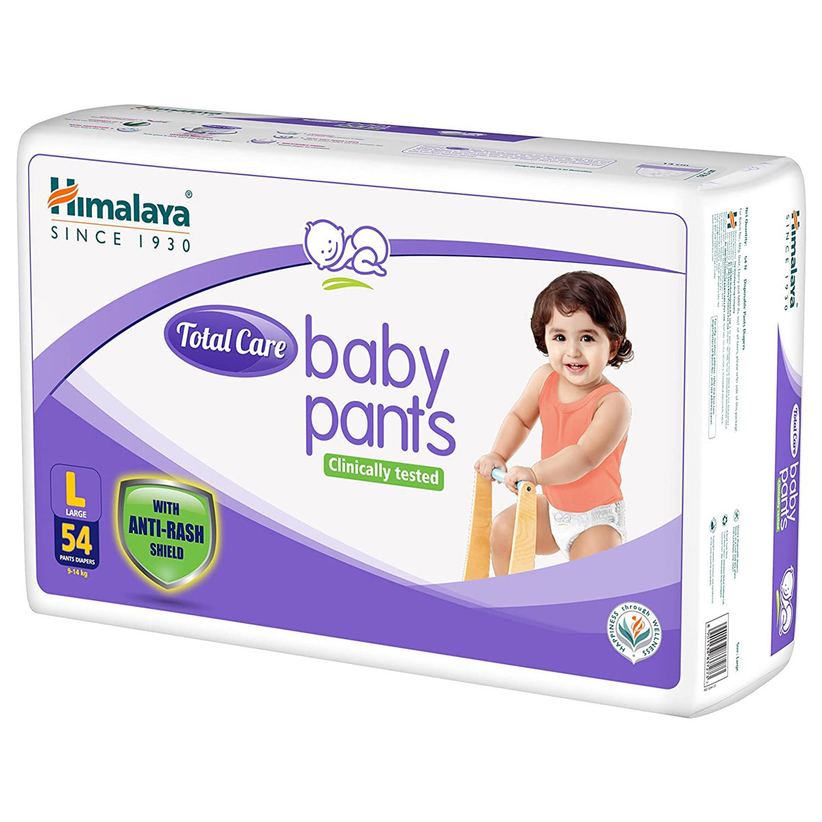 Himalaya Total Care Baby Diaper Pants Large, 54 Count, Pack of 1 Himalaya Total Care Baby Diaper Pants Large, 54 Count, Pack of 1