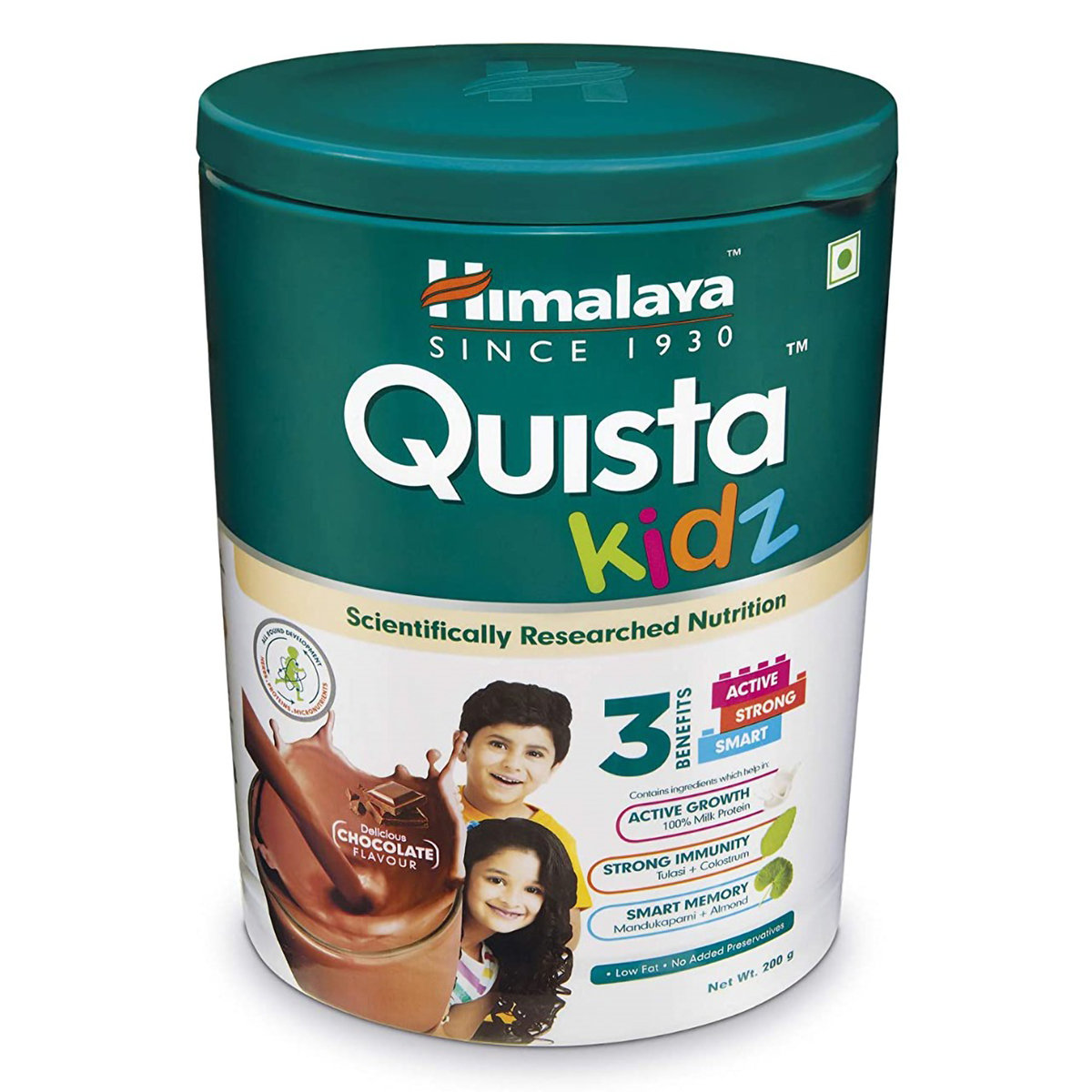Himalaya Quista Kidz Chocolate Flavour Powder, 200 gm, Pack of 1 Himalaya Quista Kidz Chocolate Flavour Powder, 200 gm, Pack of 1