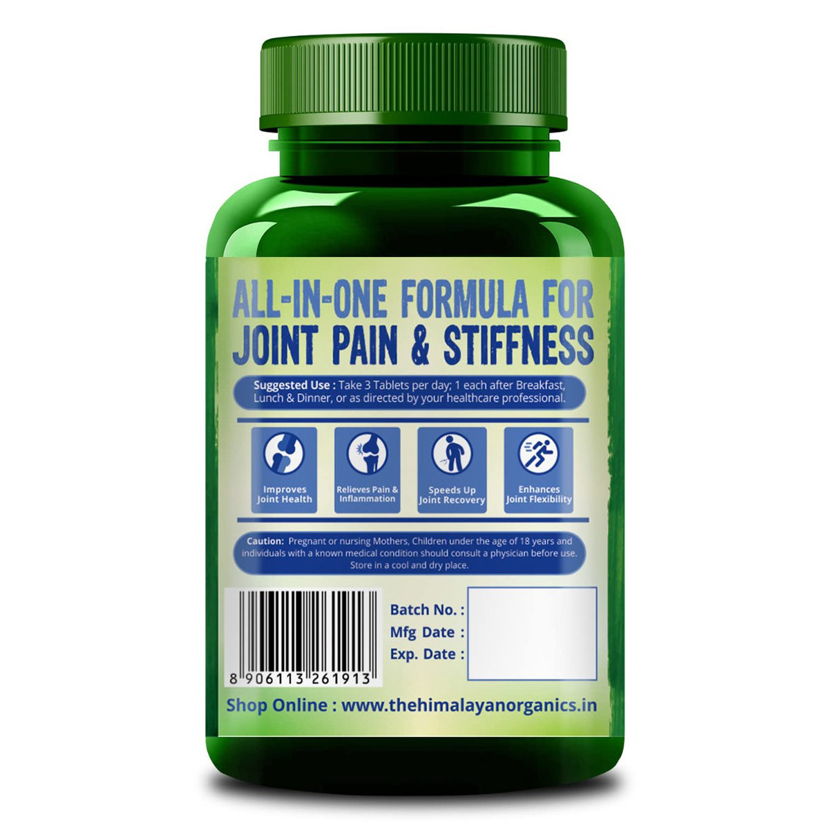 Vlado's Himalayan Organics Glucosamine Chondroitin & MSM, 120 Tablets, Pack of 1 Vlado's Himalayan Organics Glucosamine Chondroitin & MSM, 120 Tablets, Pack of 1