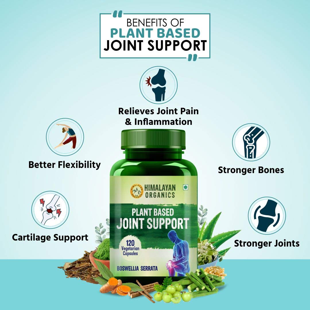 Himalayan Organics Plant Based Joint Support, 120 Capsules, Pack of 1 Himalayan Organics Plant Based Joint Support, 120 Capsules, Pack of 1