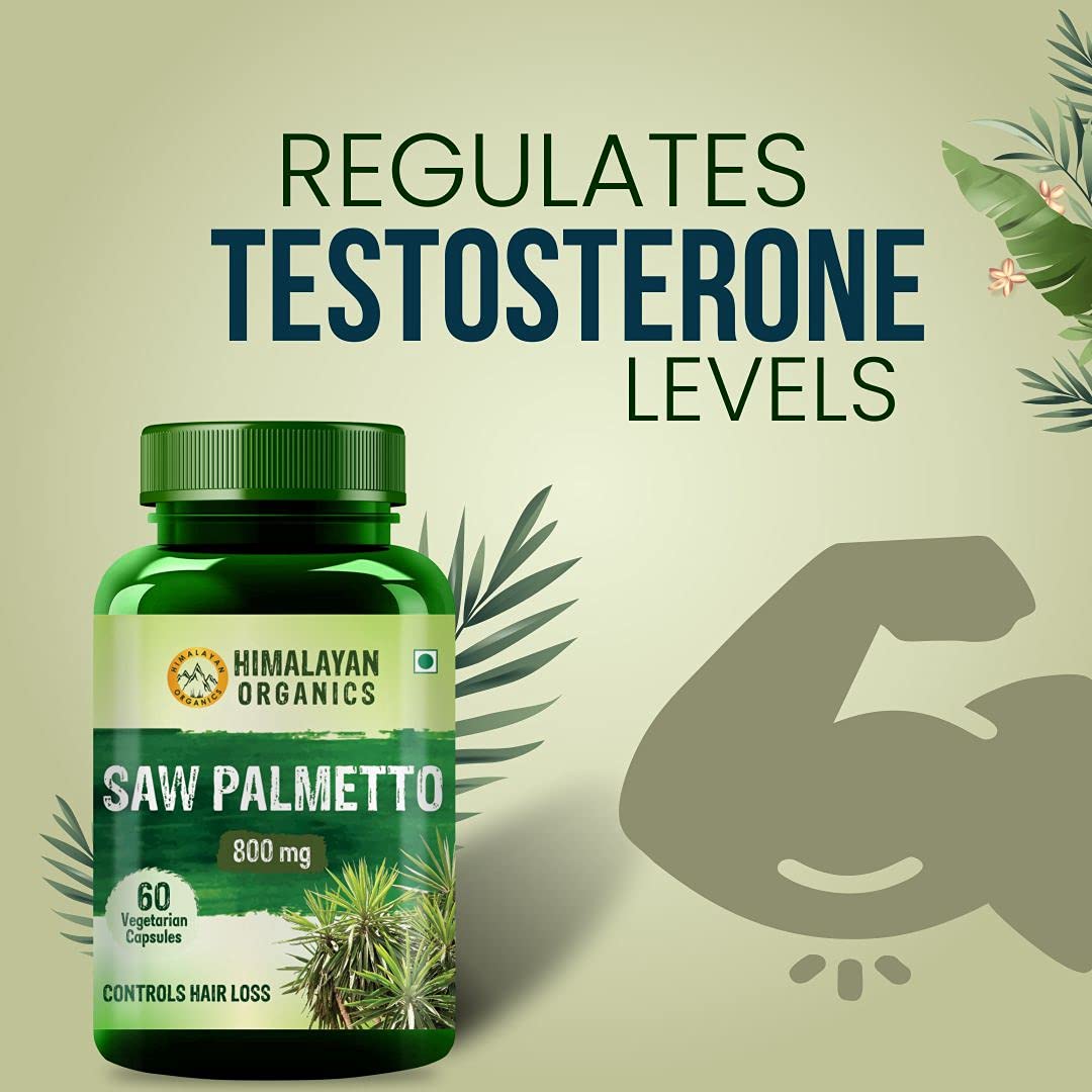 Vlado's Himalayan Organics Saw Palmetto 800 mg, 60 Capsules, Pack of 1 Vlado's Himalayan Organics Saw Palmetto 800 mg, 60 Capsules, Pack of 1
