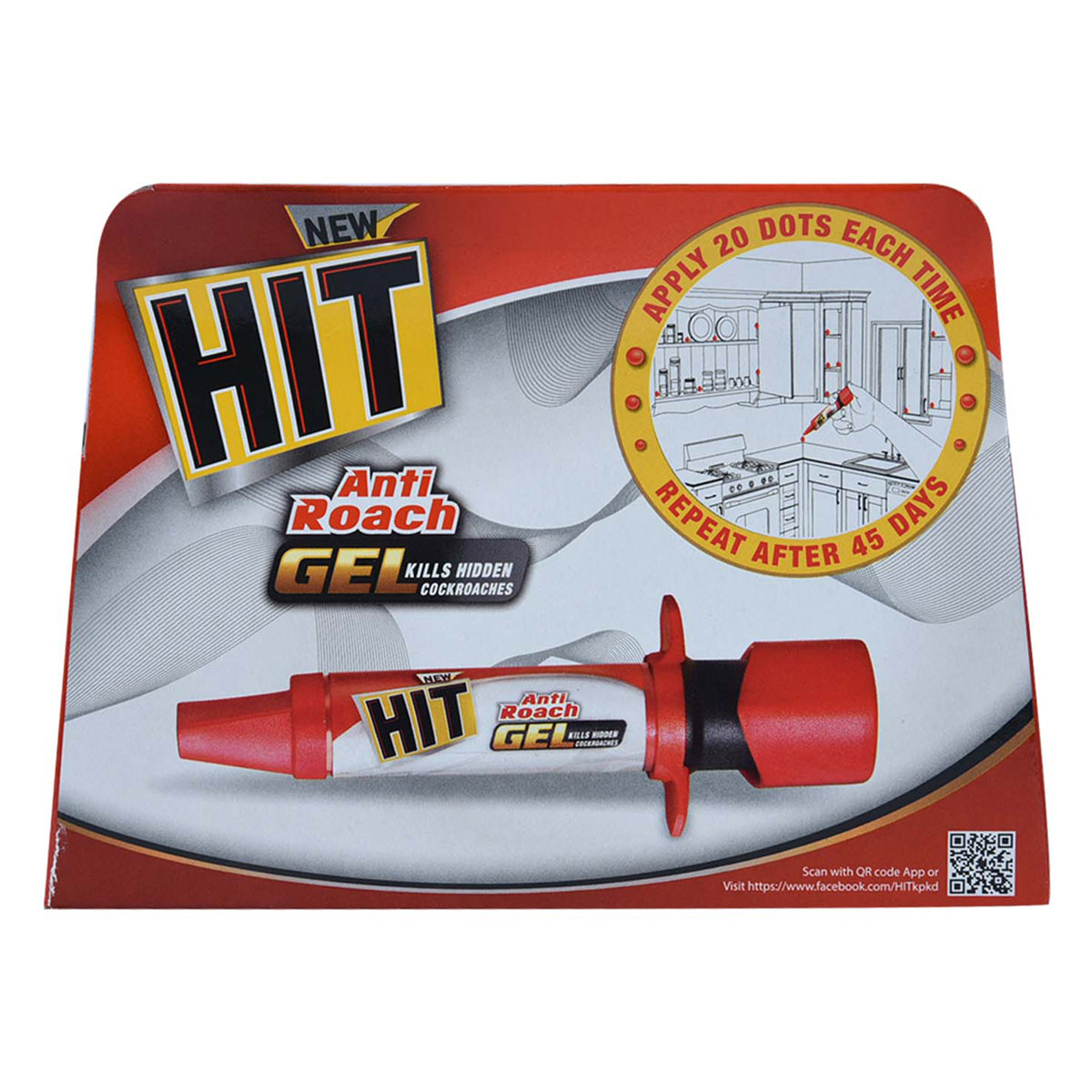 Hit Anti Roach Gel, 20 gm, Pack of 1 Hit Anti Roach Gel, 20 gm, Pack of 1
