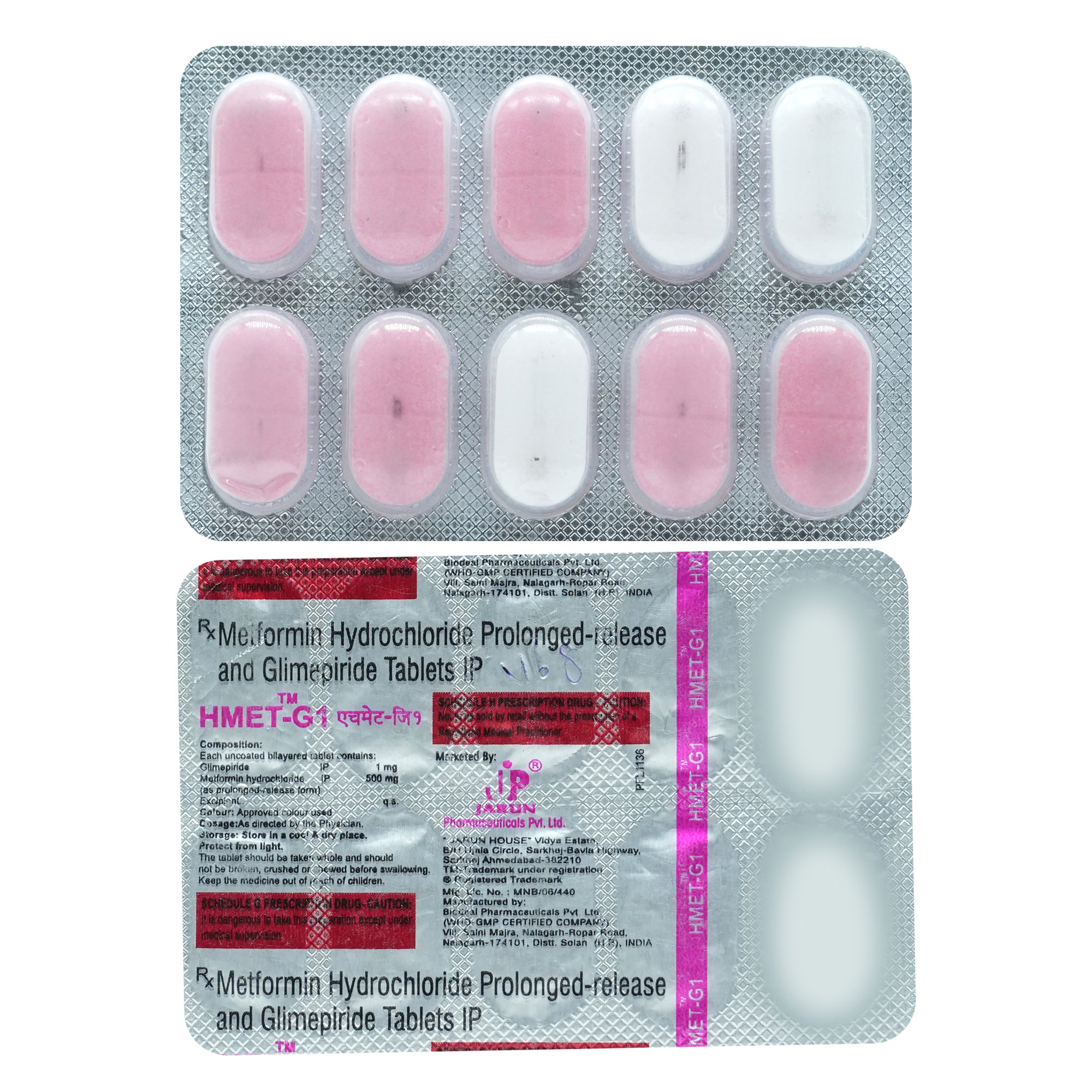 Hmet-G1 Tablet 10's, Pack of 10 TabletS Hmet-G1 Tablet 10's, Pack of 10 TabletS