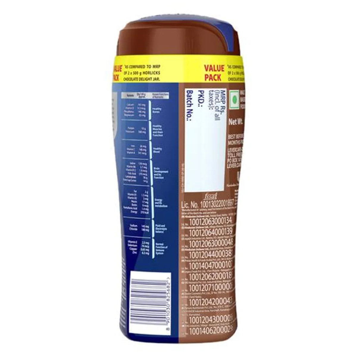 Horlicks Chocolate Delight Flavour Nutrition Powder 1 kg Jar | Protein, Calcium, Iron | Support Immunity | Improves Bone & Muscle Health | Healthy Weight Gain, Pack of 1 Horlicks Chocolate Delight Flavour Nutrition Powder 1 kg Jar | Protein, Calcium, Iron | Support Immunity | Improves Bone & Muscle Health | Healthy Weight Gain, Pack of 1