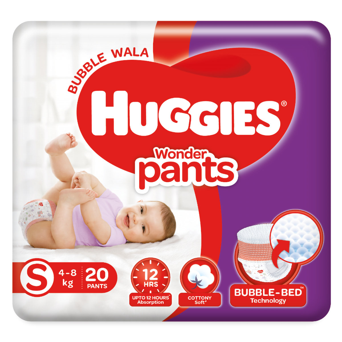 Huggies Wonder Baby Diaper Pants Small, 20 Count, Pack of 1 Huggies Wonder Baby Diaper Pants Small, 20 Count, Pack of 1
