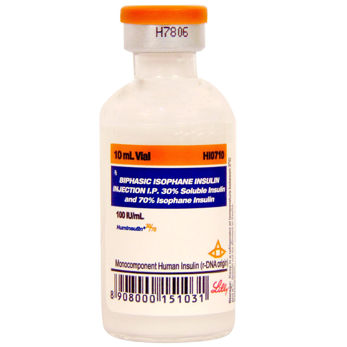 Huminsulin 30/70 100IU/ml Injection 10 ml, Pack of 1 INJECTION Huminsulin 30/70 100IU/ml Injection 10 ml, Pack of 1 INJECTION