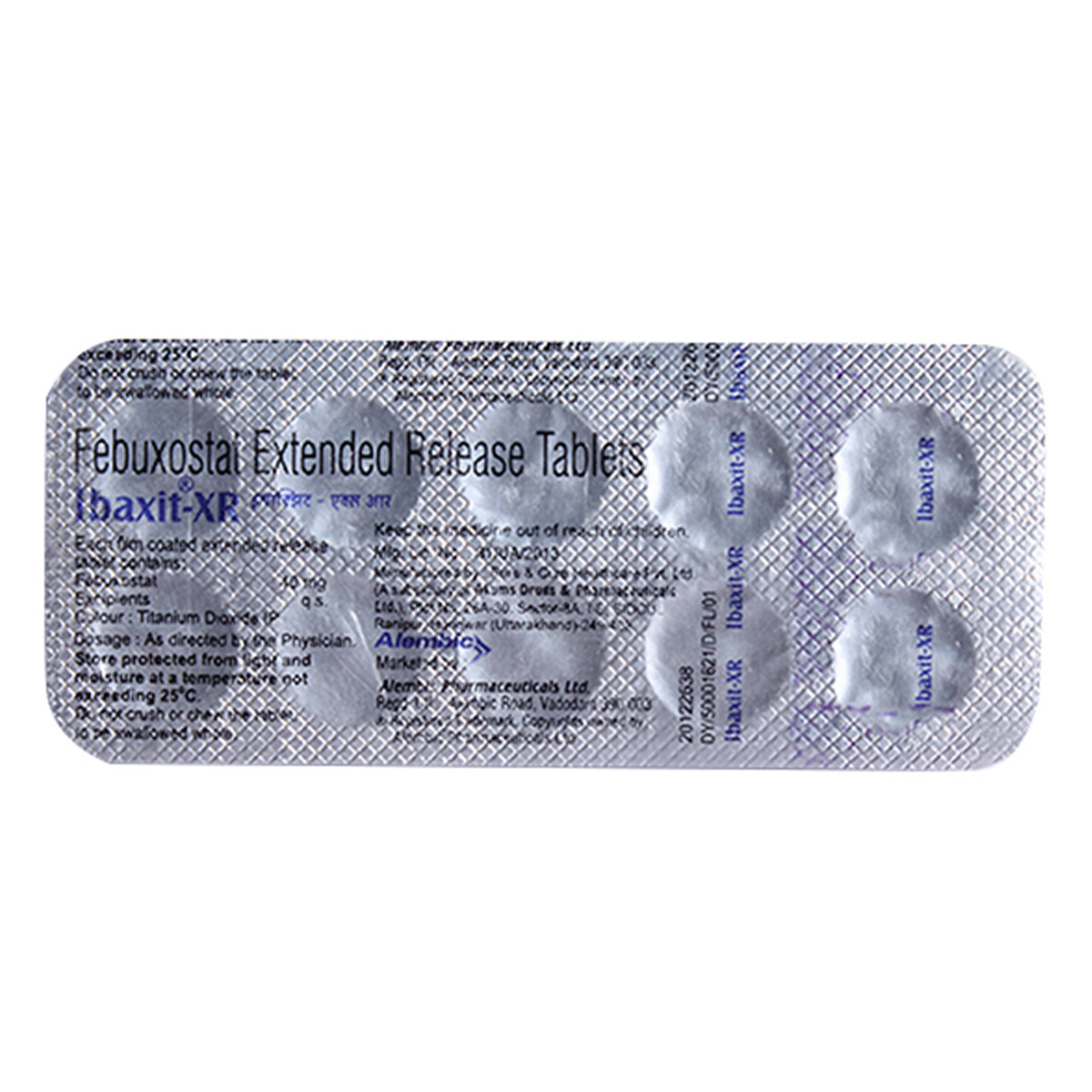 Ibaxit-XR Tablet 10's, Pack of 10 TABLETS Ibaxit-XR Tablet 10's, Pack of 10 TABLETS