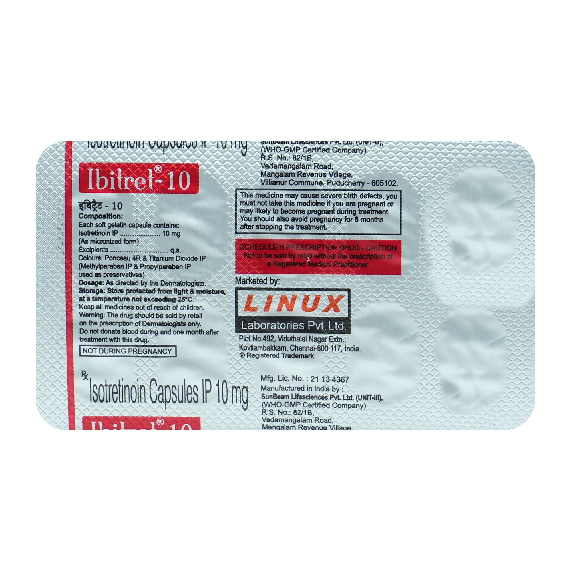 Ibitret-10 Capsule 10's, Pack of 10 CapsuleS Ibitret-10 Capsule 10's, Pack of 10 CapsuleS
