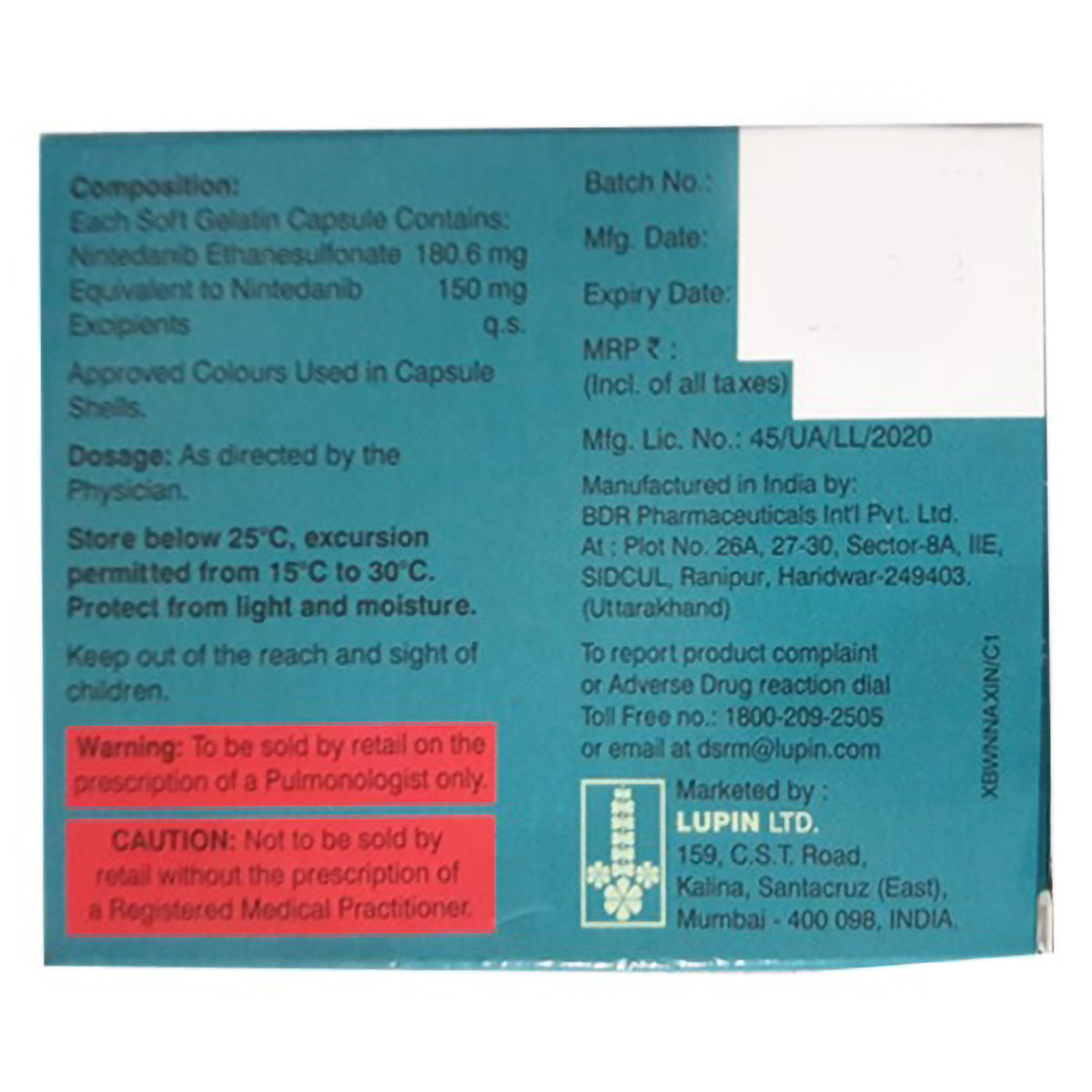 Idofnib-150 Capsule 10's, Pack of 10 CapsuleS Idofnib-150 Capsule 10's, Pack of 10 CapsuleS