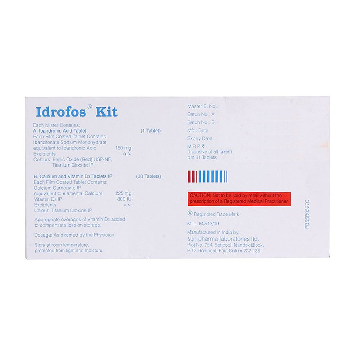 Idrofos Kit 1's, Pack of 1 Idrofos Kit 1's, Pack of 1