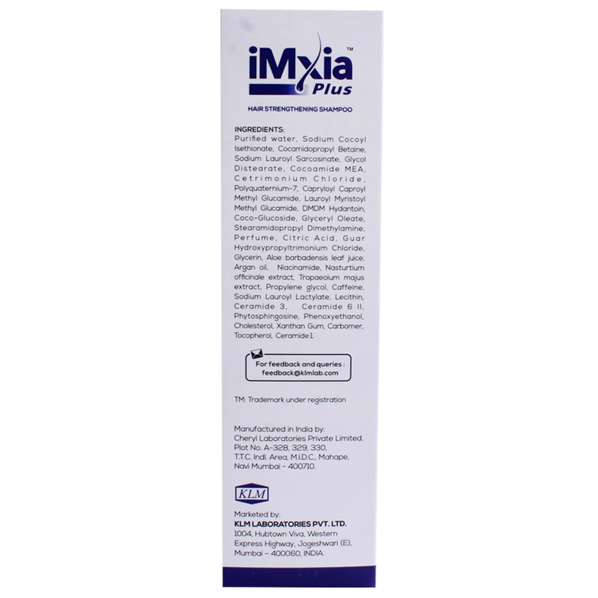 Imxia Plus Shampoo 150 ml, Pack of 1 Imxia Plus Shampoo 150 ml, Pack of 1