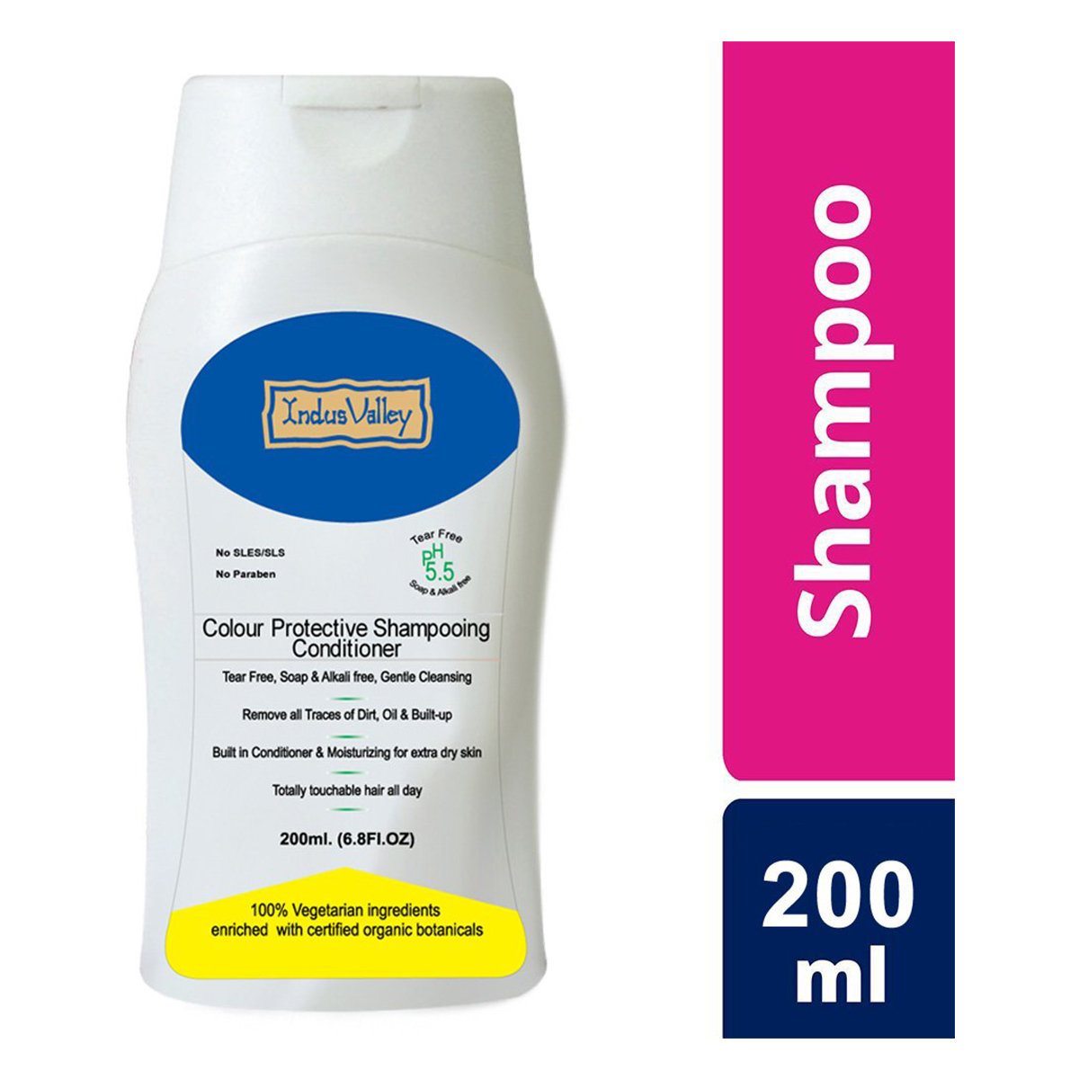 Indus Valley Colour Protective Shampooing with Conditioner, 200 ml, Pack of 1 Indus Valley Colour Protective Shampooing with Conditioner, 200 ml, Pack of 1