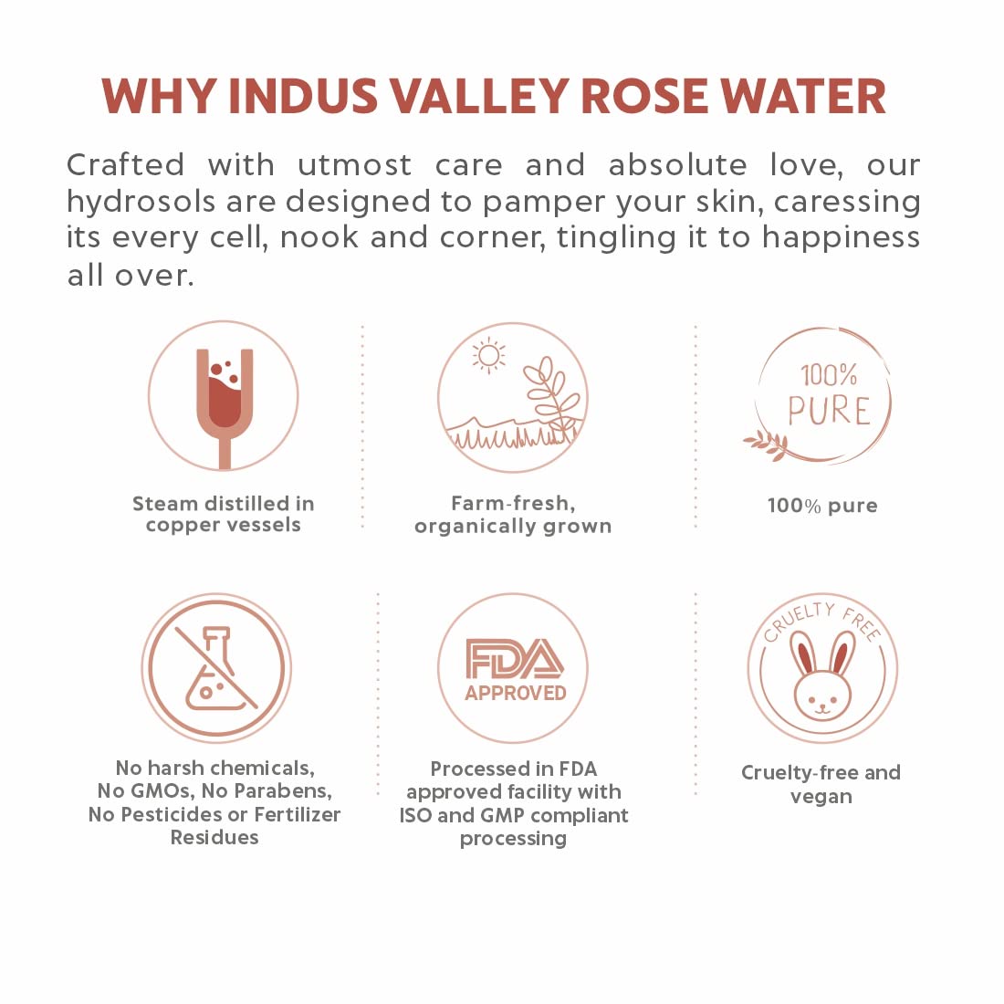 Indus Valley Rose Water 250 ml | Facial Toner | Cleanses Oil & Dirt | Hydrates, Refreshes & Brightens Skin, Pack of 1 Indus Valley Rose Water 250 ml | Facial Toner | Cleanses Oil & Dirt | Hydrates, Refreshes & Brightens Skin, Pack of 1
