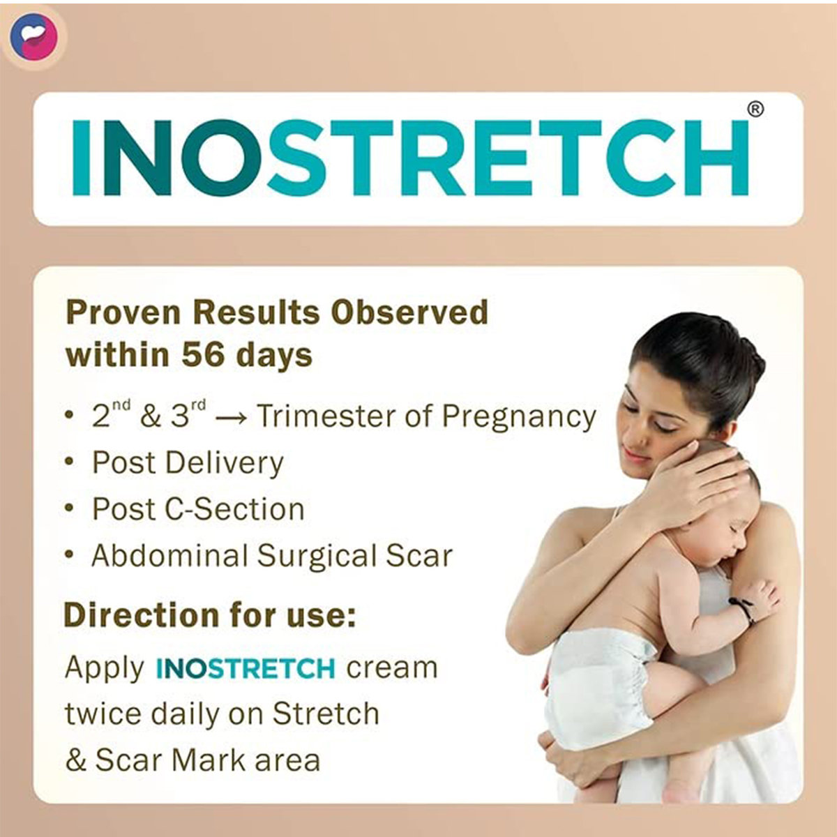 Inostretch Cream 60 gm, Pack of 1 Inostretch Cream 60 gm, Pack of 1